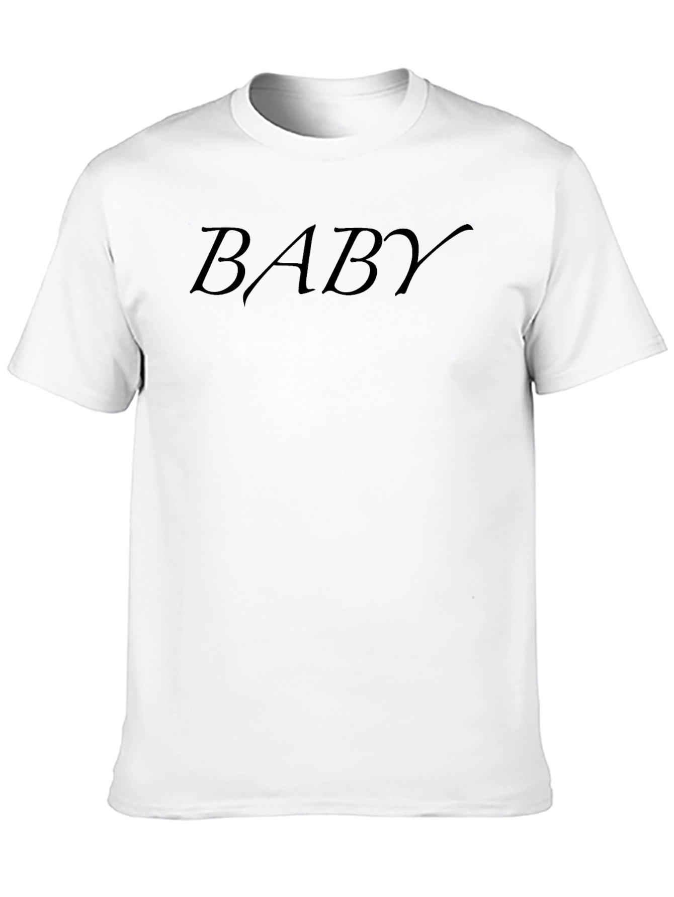 Black Baby Crew Neck T-Shirt