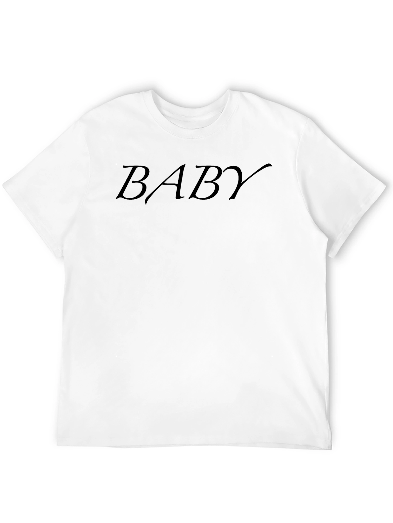 Black Baby Crew Neck T-Shirt