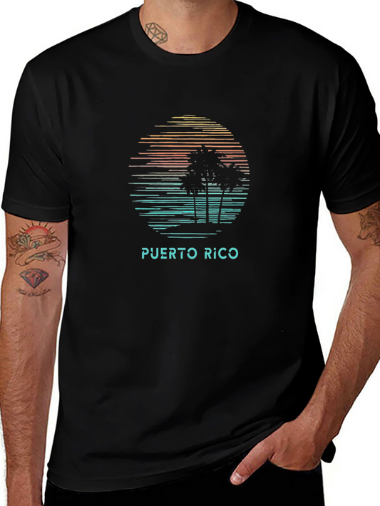 Puerto Rico Sunset Graphic T-Shirt