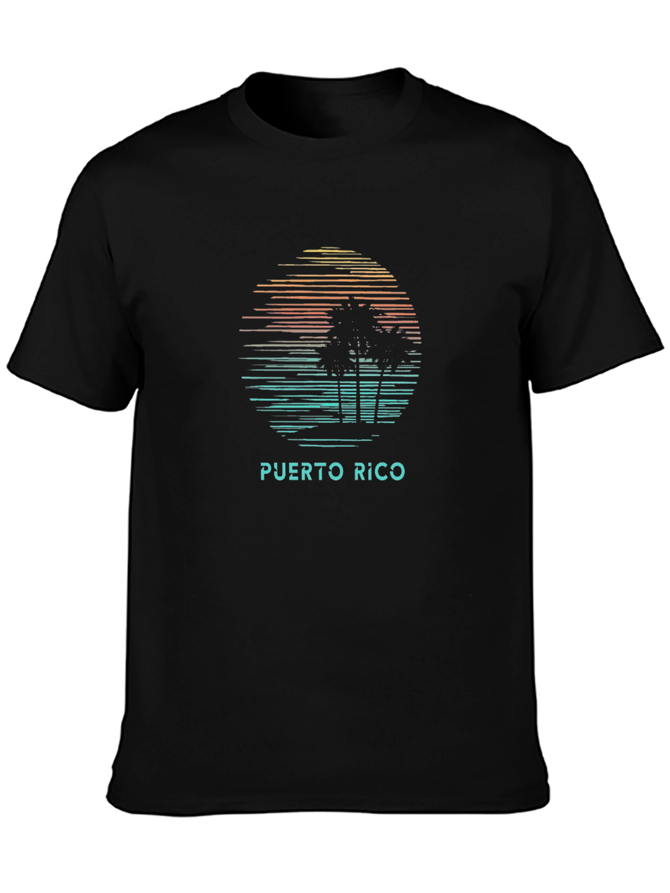 Puerto Rico Sunset Graphic T-Shirt