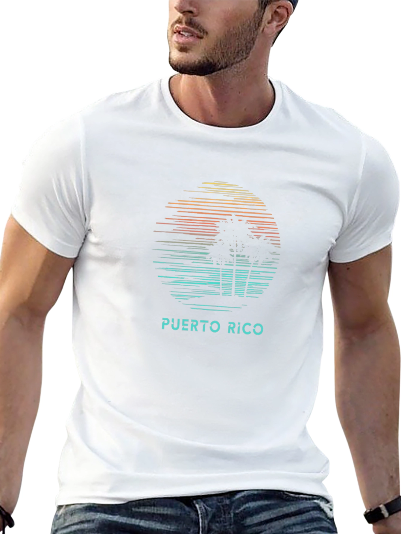 Puerto Rico Sunset Graphic T-Shirt