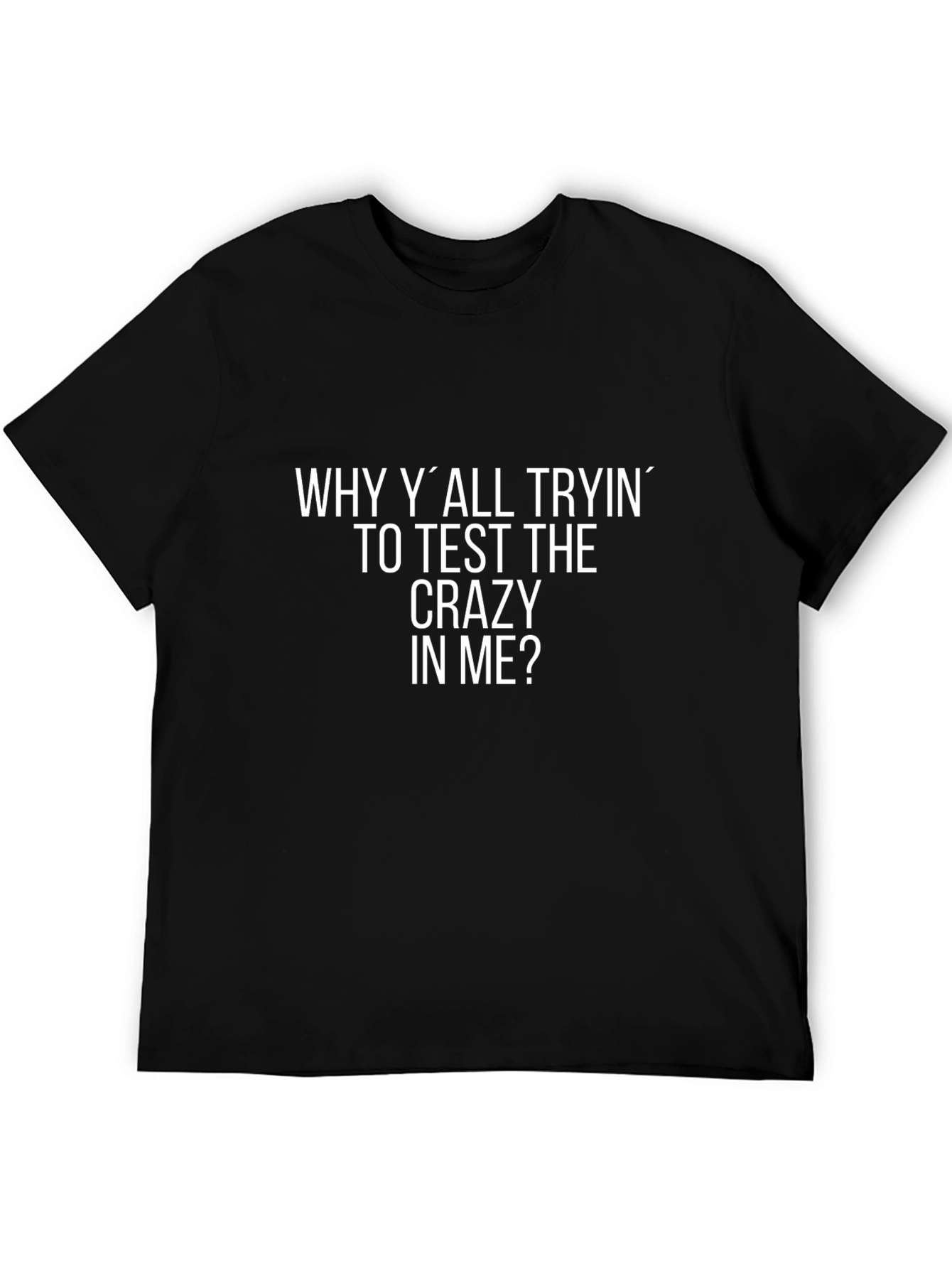 Crazy In Me Graphic Tee - Black T-Shirt