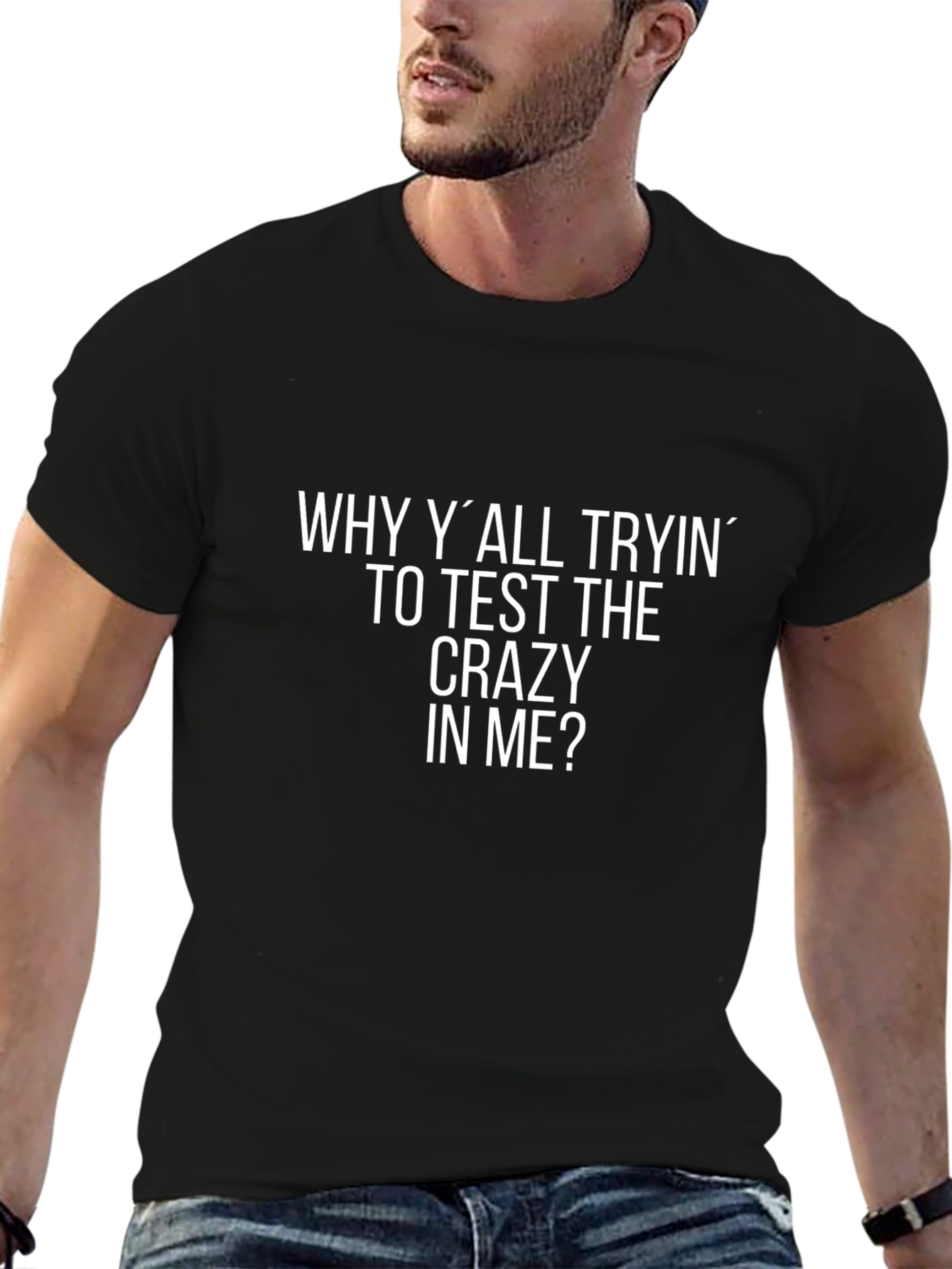 Crazy In Me Graphic Tee - Black T-Shirt