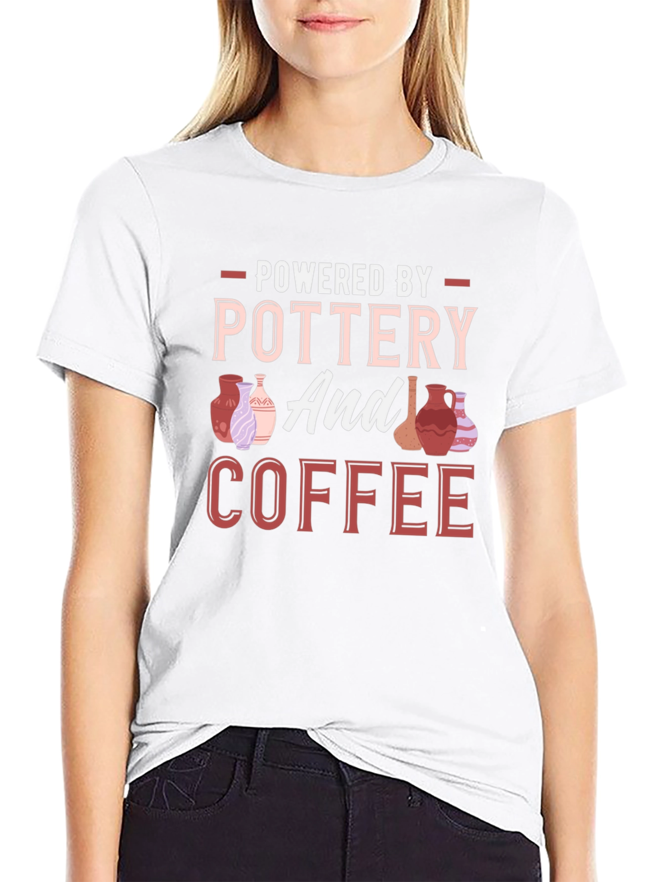 Pottery and Coffee Graphic T-Shirt