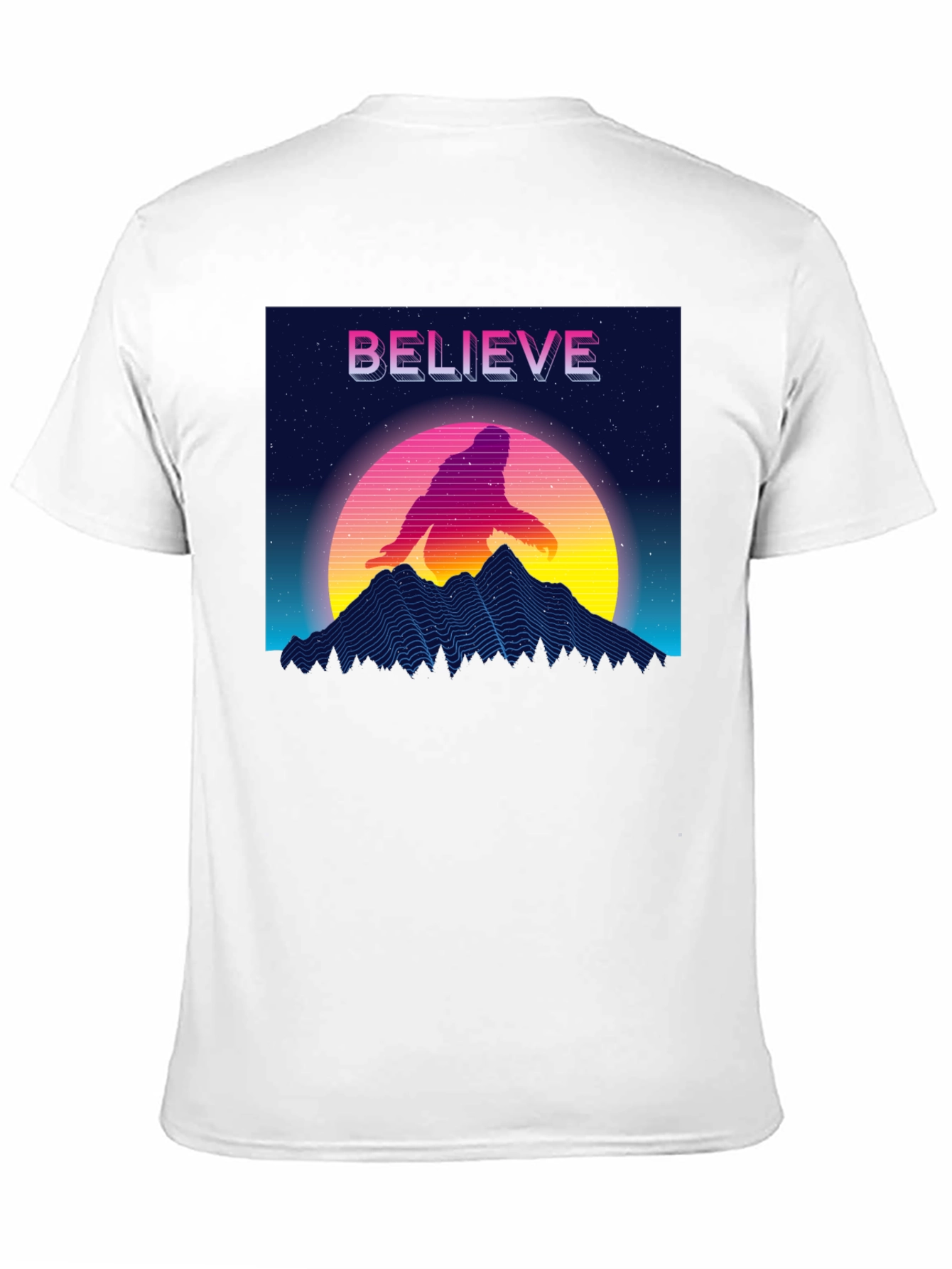 Believe Retro Sasquatch T-Shirt