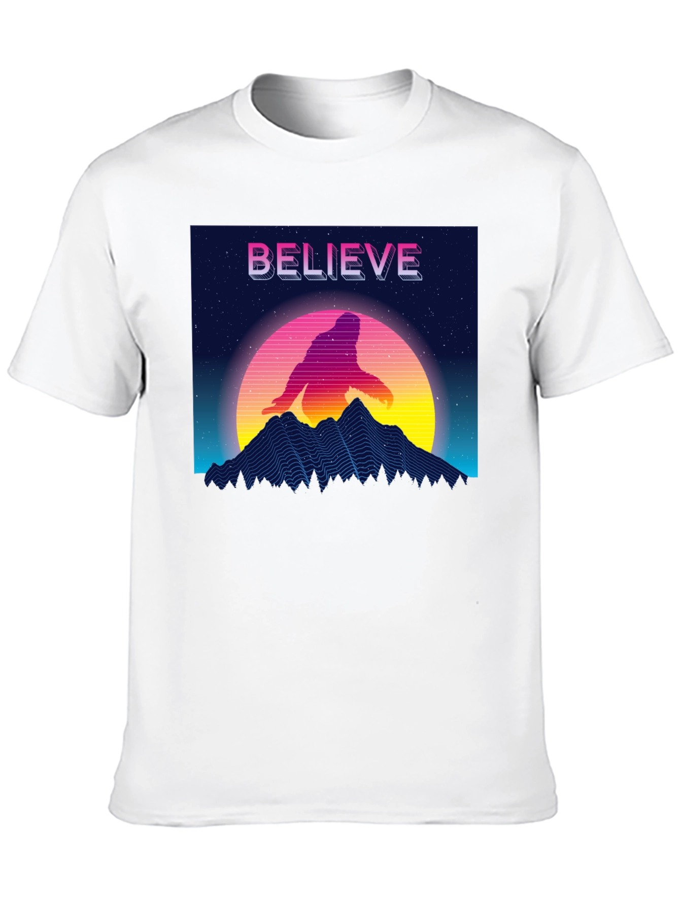 Believe Retro Sasquatch T-Shirt