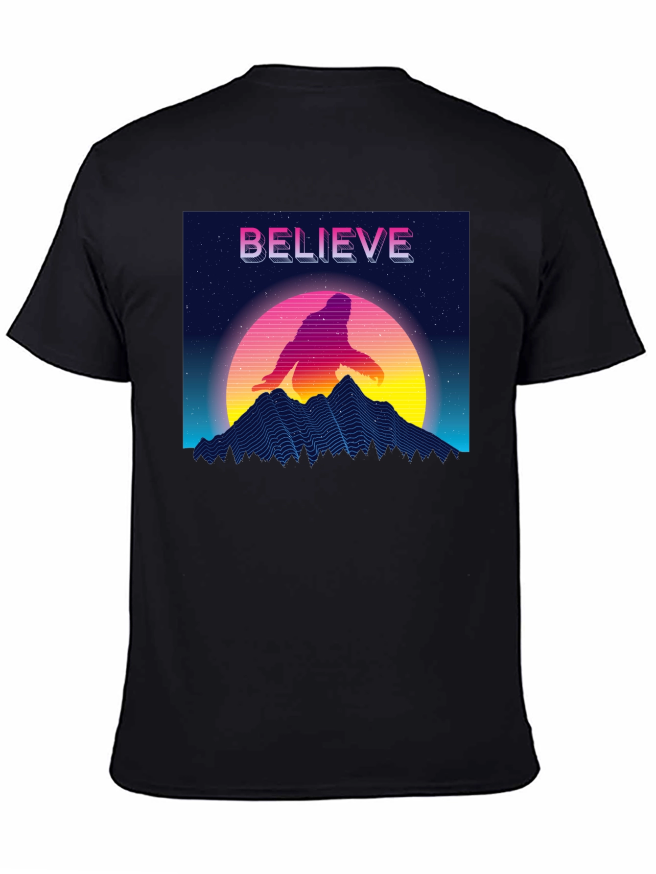 Believe Retro Sasquatch T-Shirt
