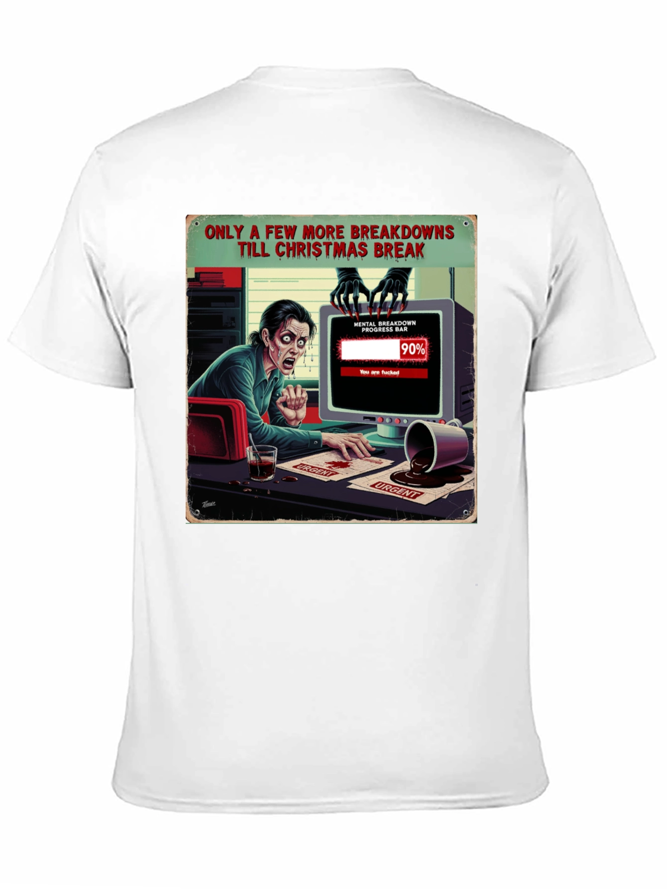 Christmas Breakdown T-Shirt Funny Holiday Tee