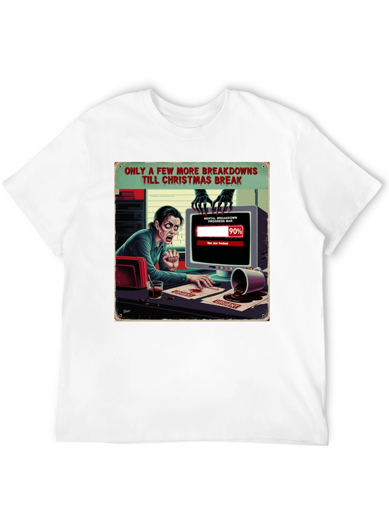 Christmas Breakdown T-Shirt Funny Holiday Tee