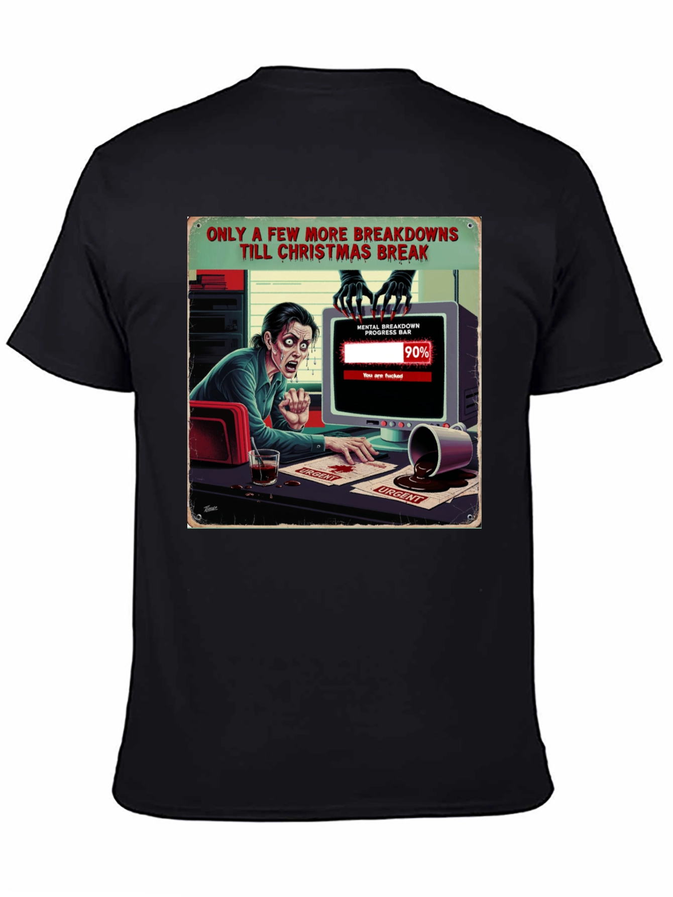 Christmas Breakdown T-Shirt Funny Holiday Tee