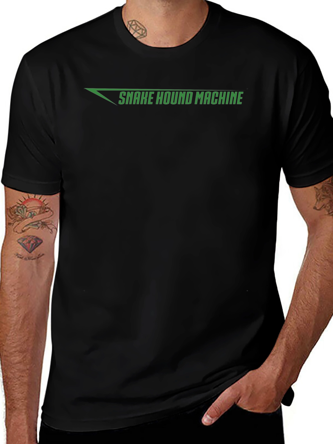Snake Hound Machine Graphic T-Shirt
