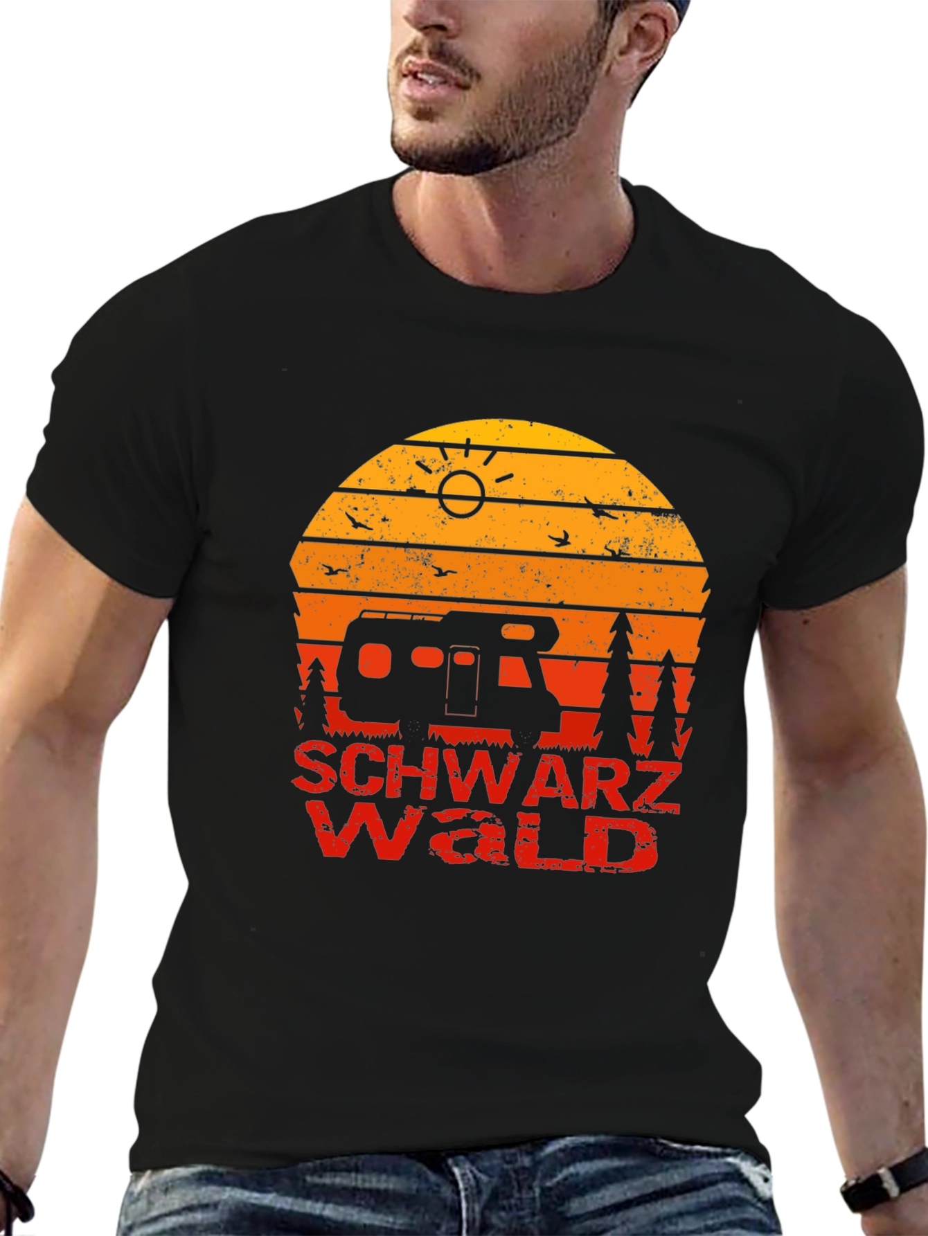 Schwarzwald Sunset Camping Graphic Tee