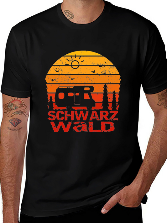 Schwarzwald Sunset Camping Graphic Tee