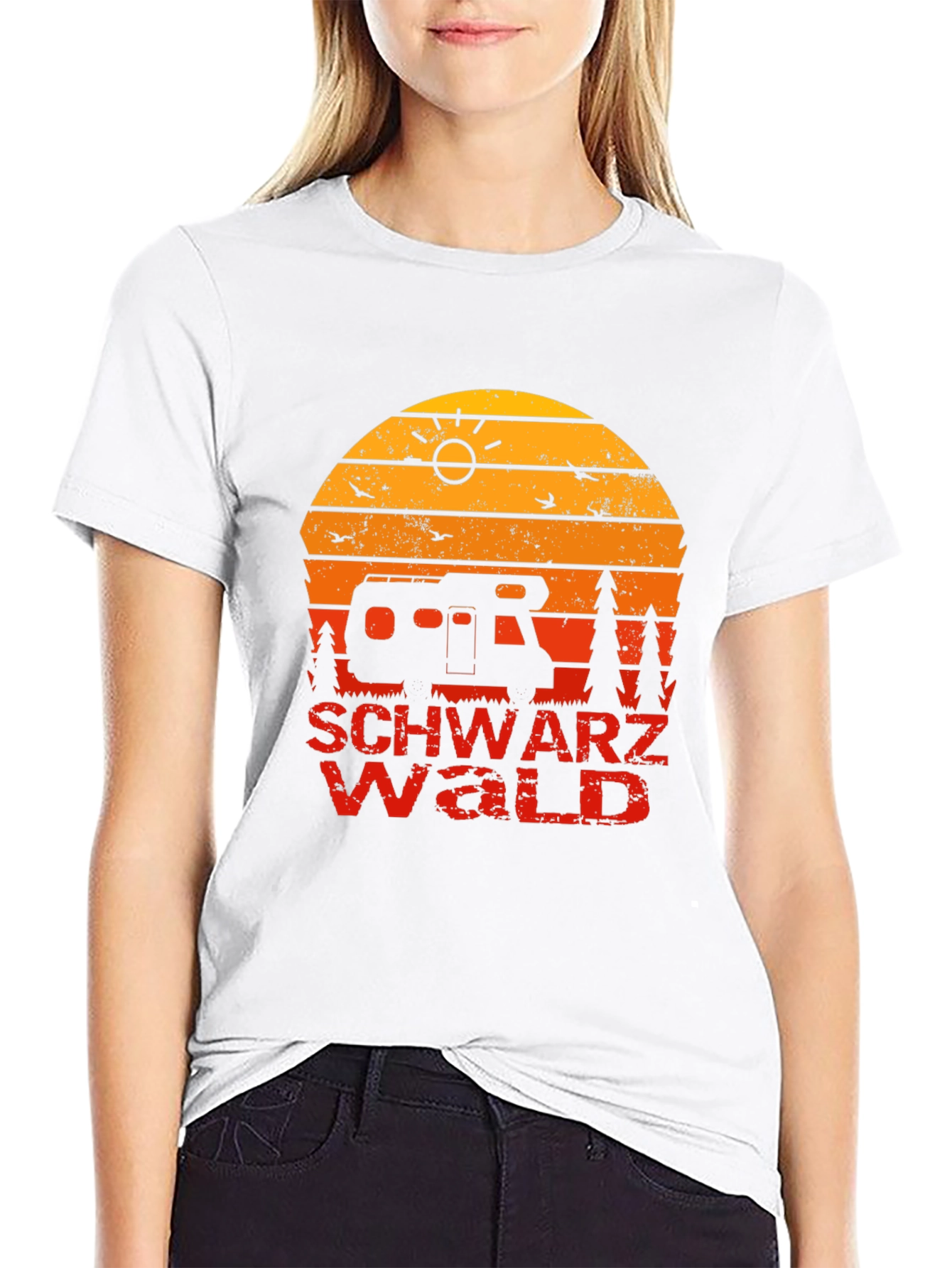 Schwarzwald Sunset Camping Graphic Tee
