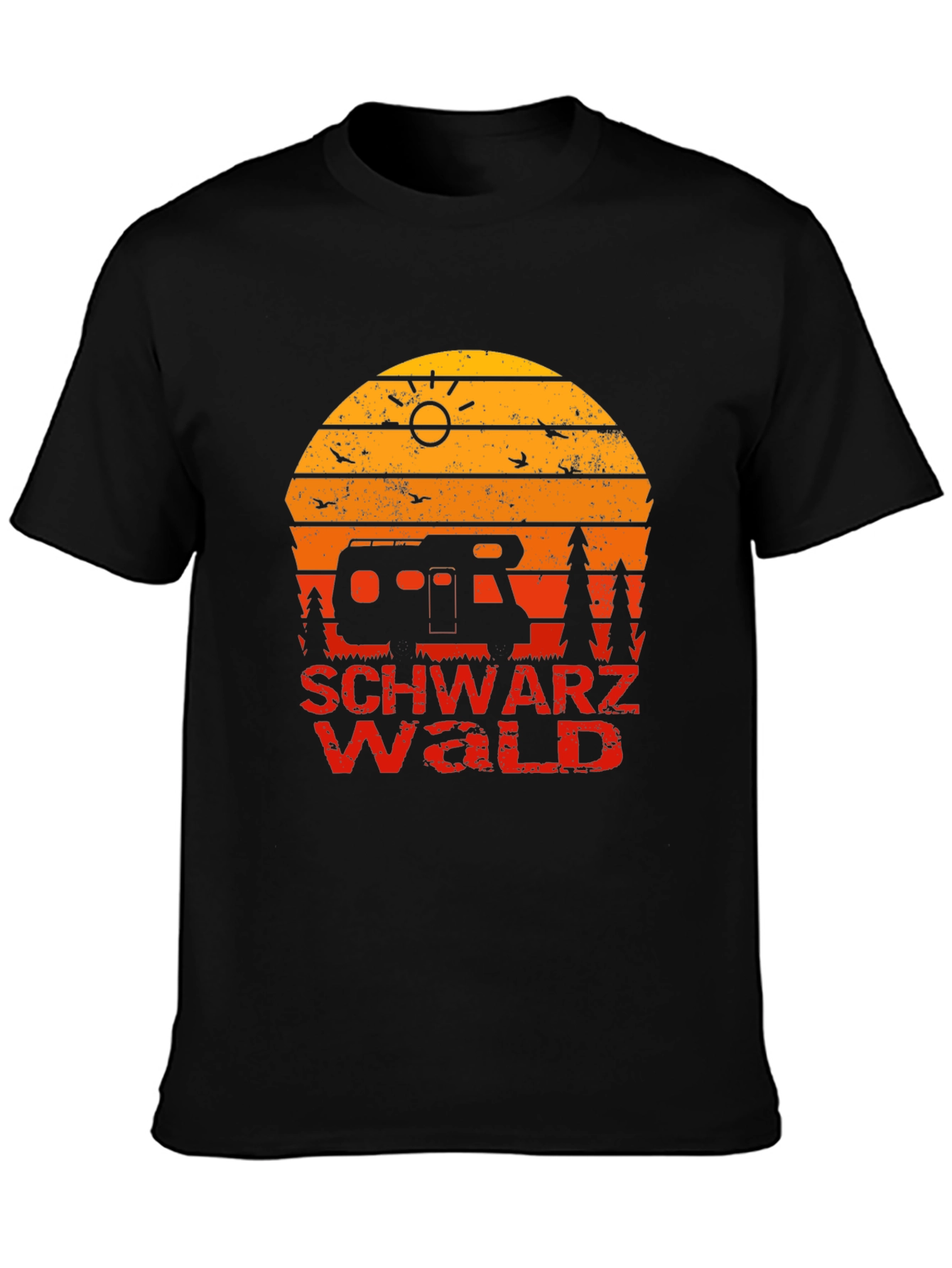 Schwarzwald Sunset Camping Graphic Tee