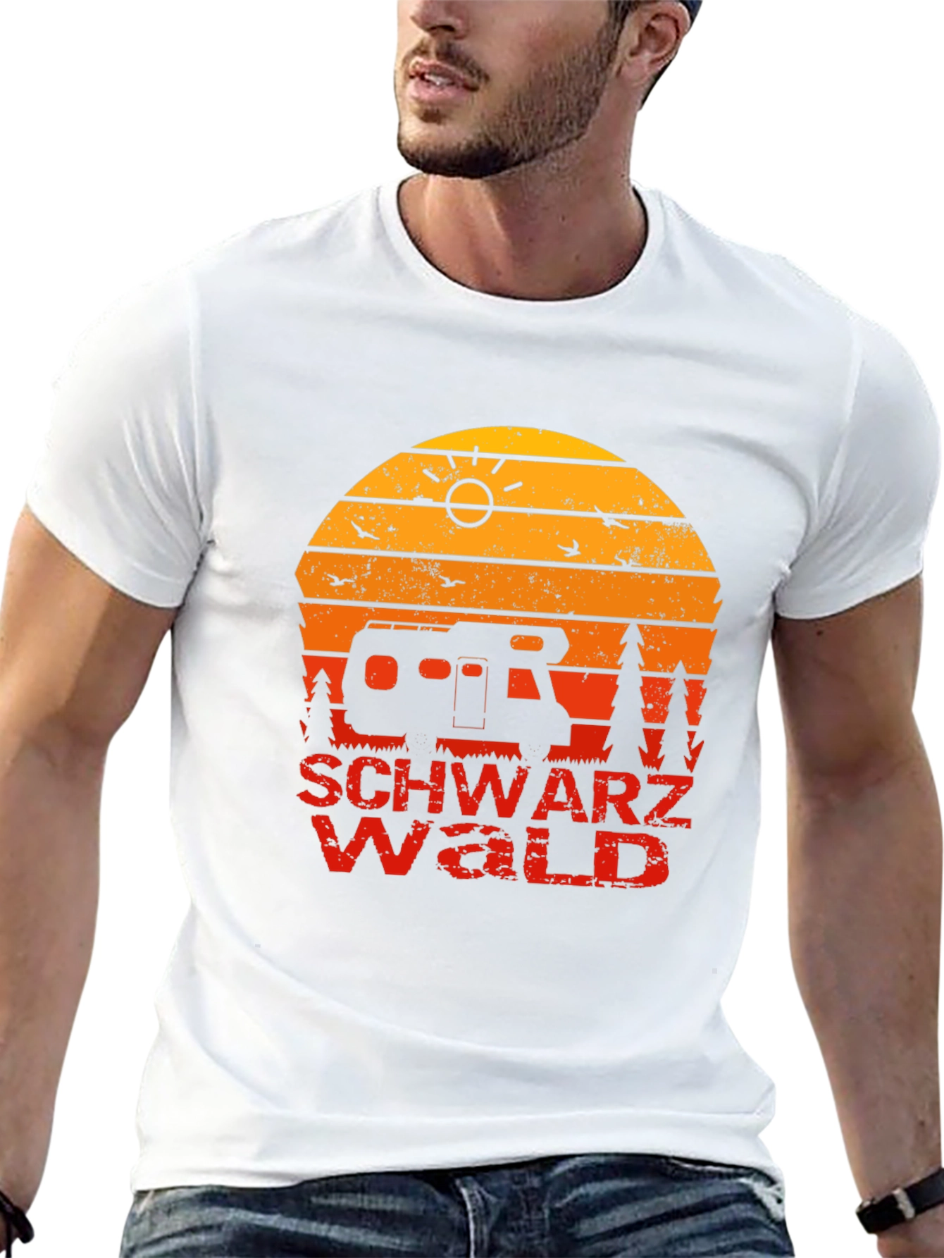 Schwarzwald Sunset Camping Graphic Tee