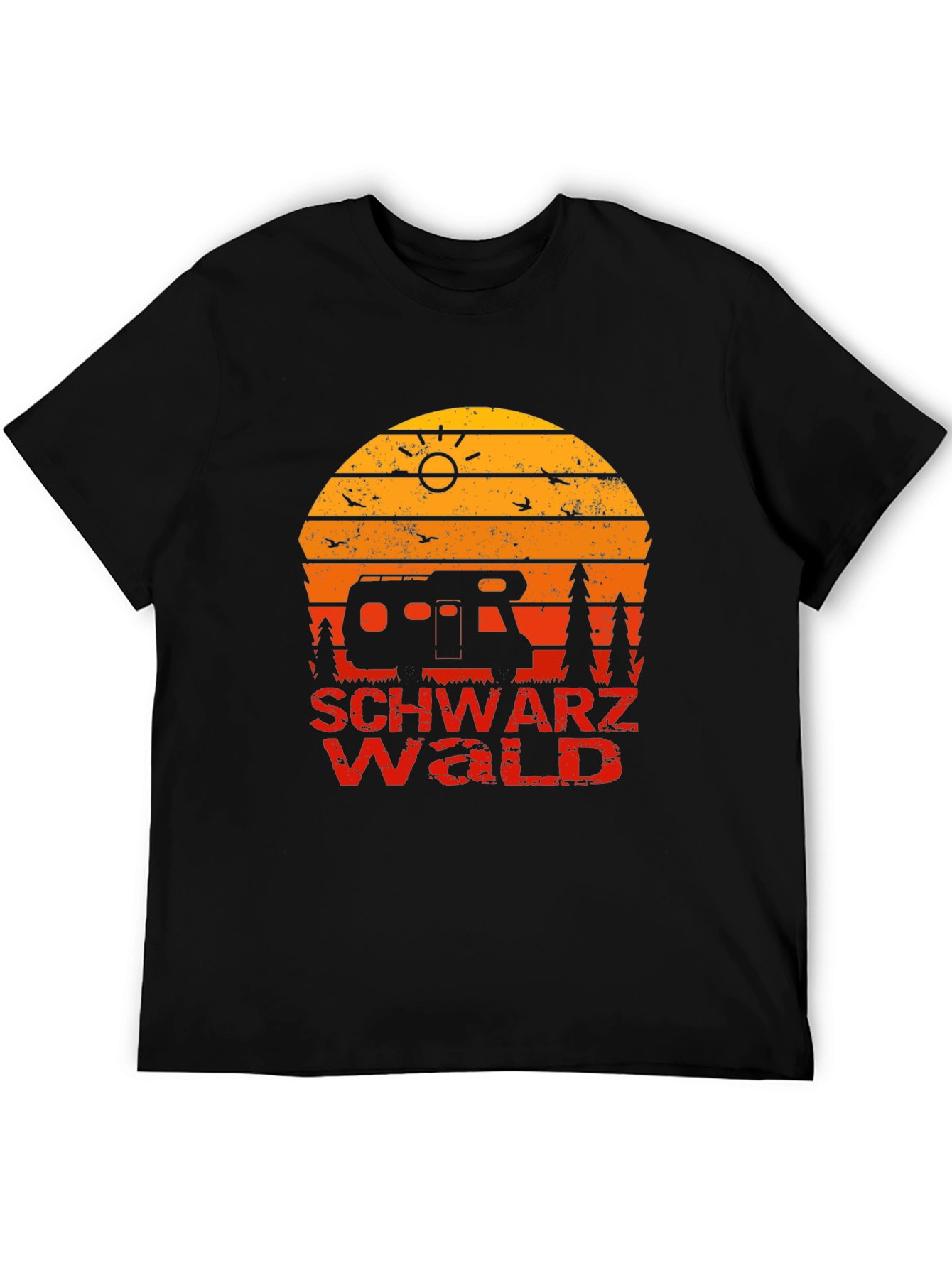 Schwarzwald Sunset Camping Graphic Tee