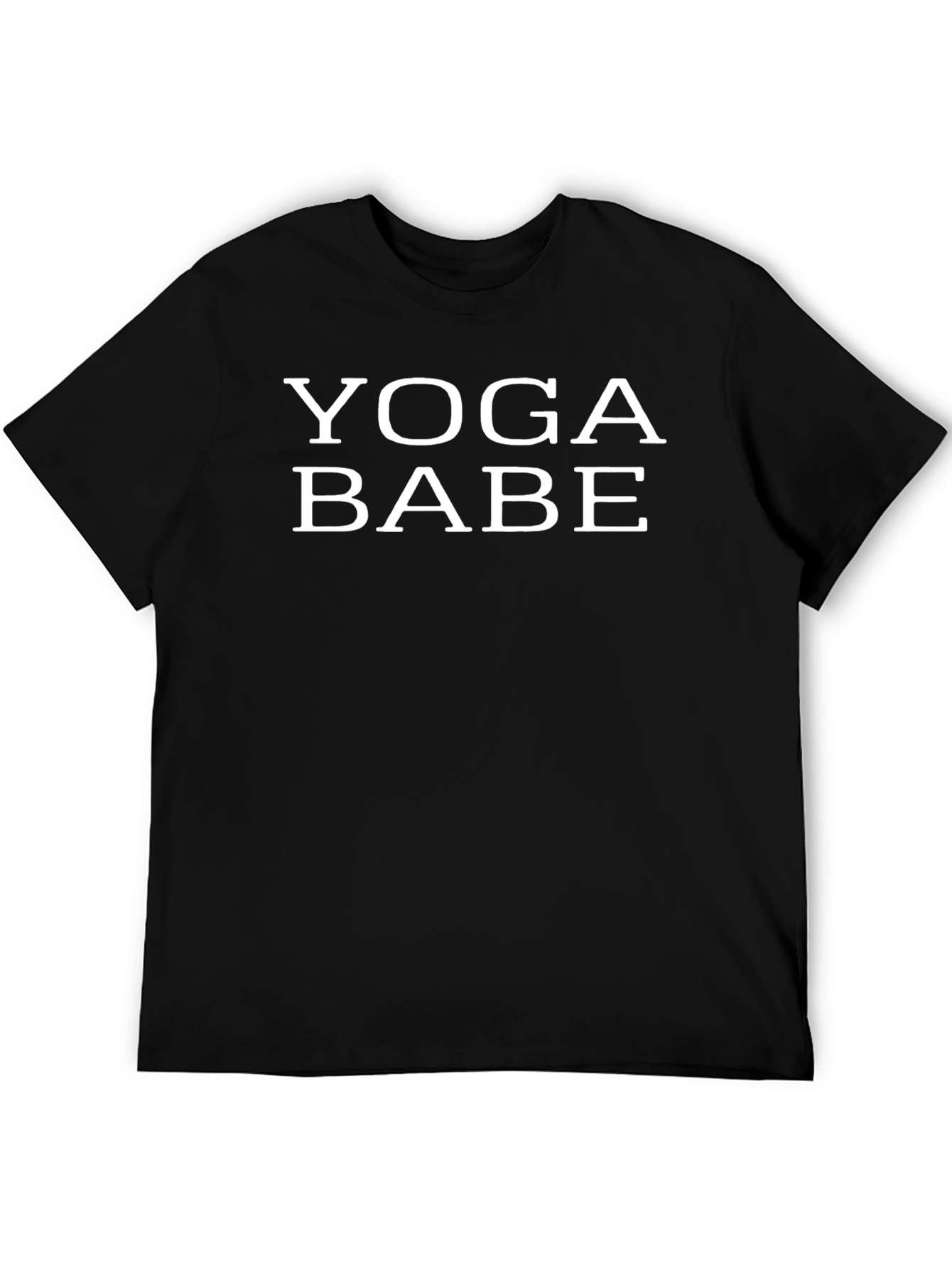 Yoga Babe Graphic T-Shirt - Black Cotton Tee