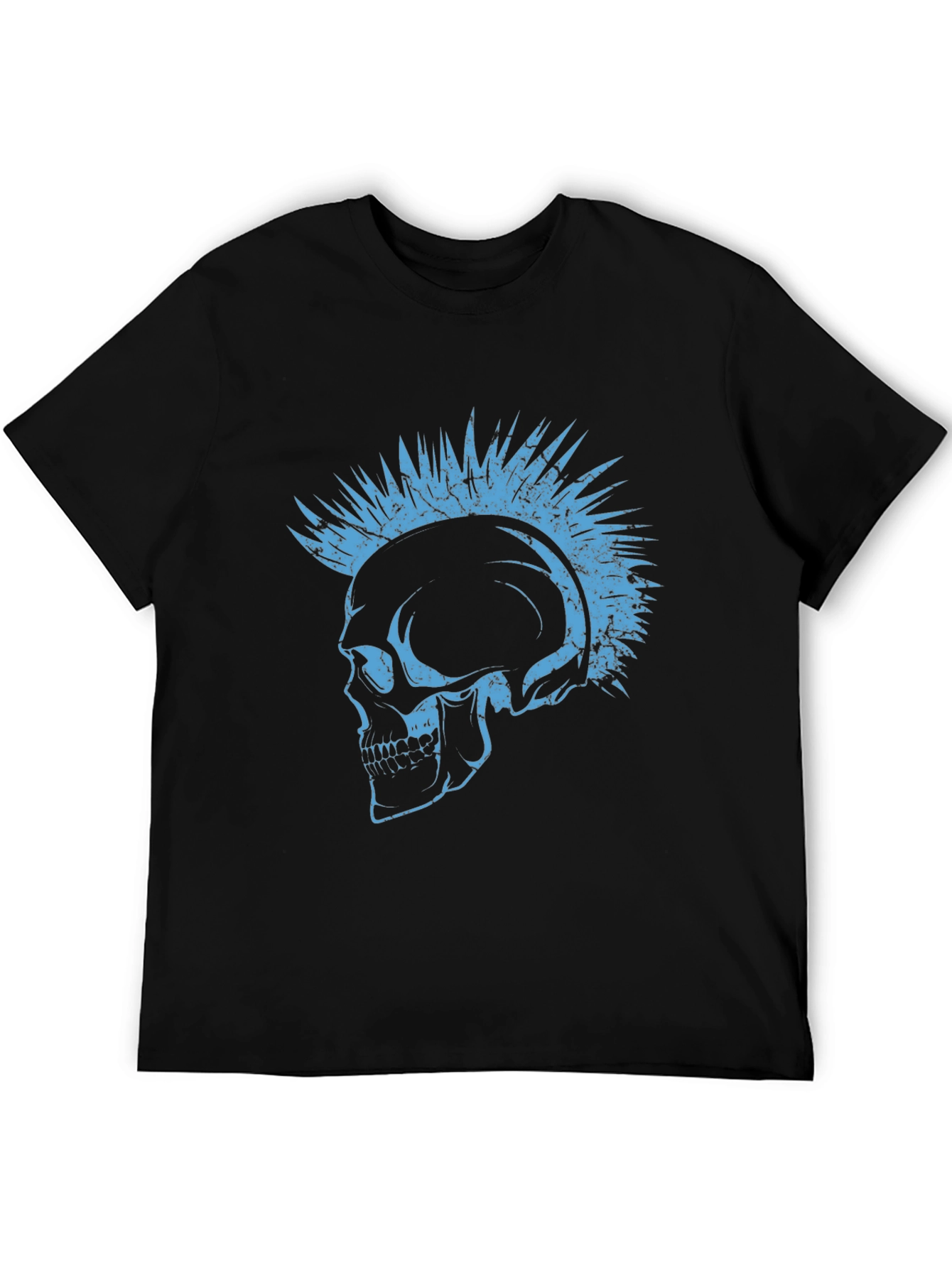 Punk Skull Graphic Tee - Edgy Style