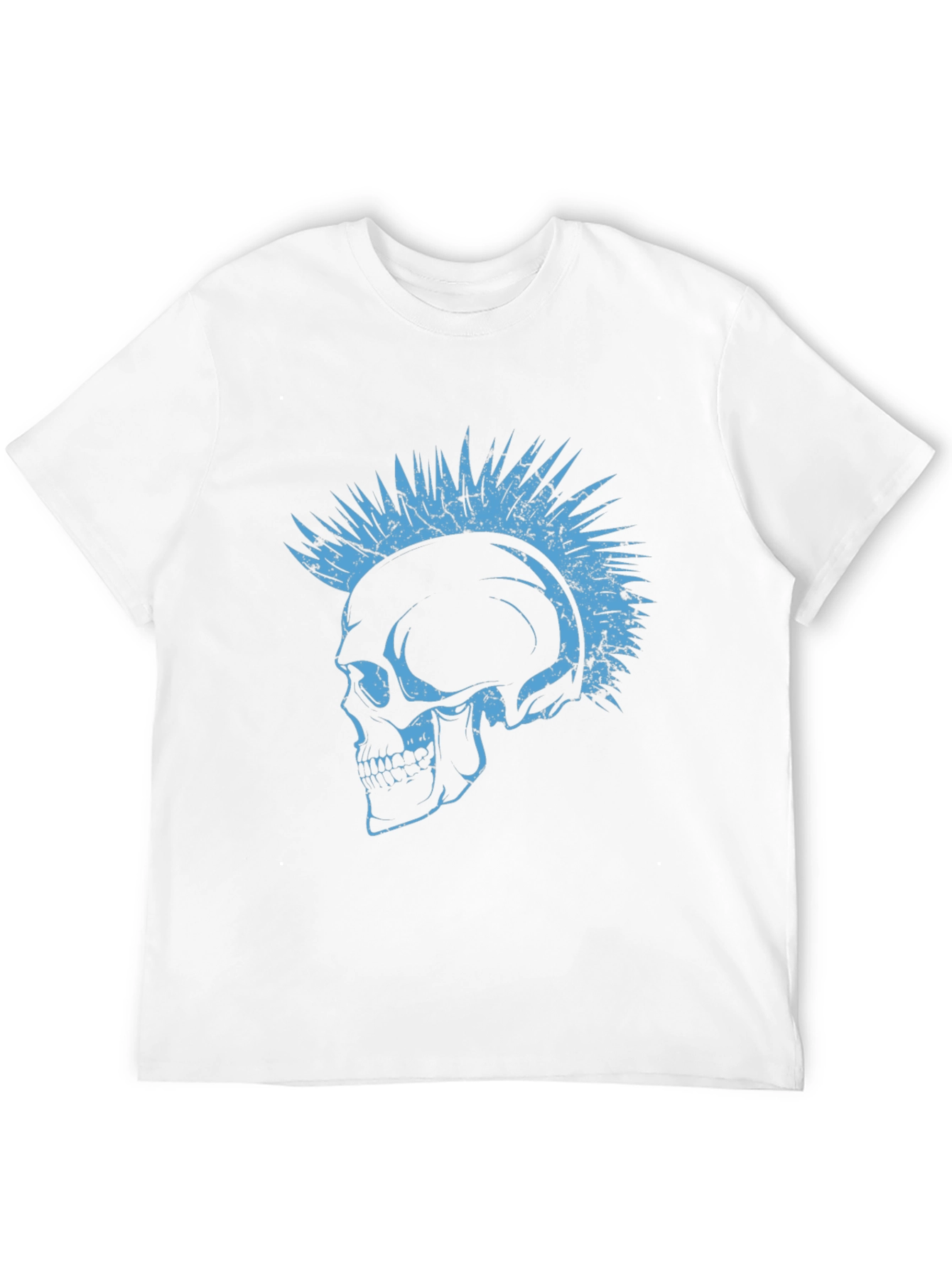Punk Skull Graphic Tee - Edgy Style