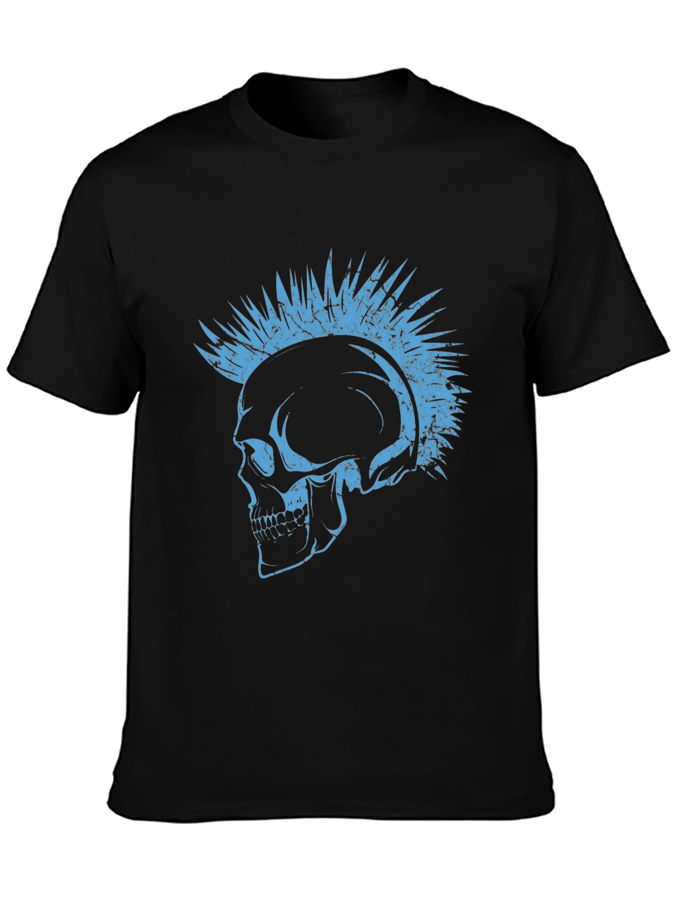 Punk Skull Graphic Tee - Edgy Style
