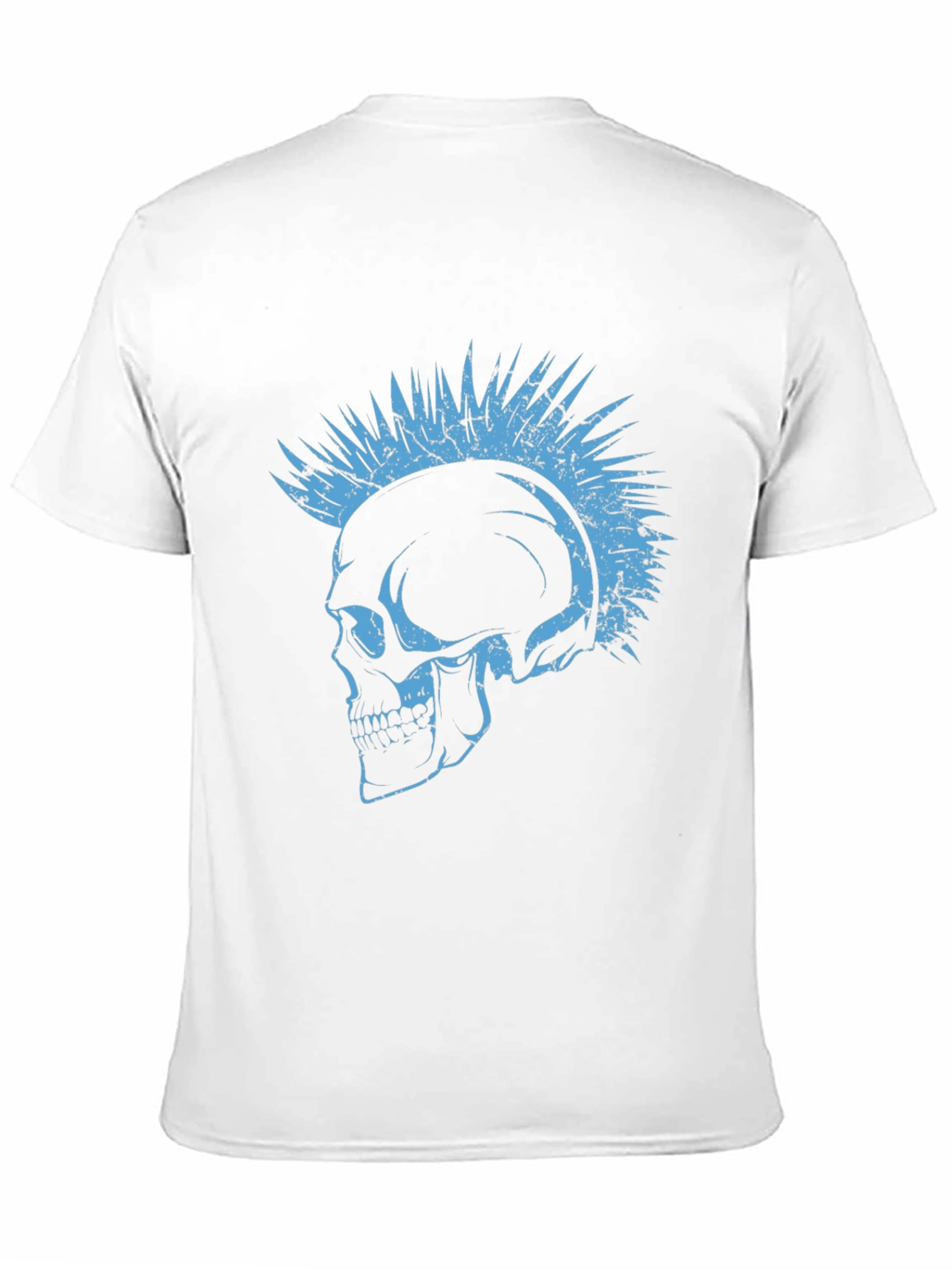Punk Skull Graphic Tee - Edgy Style