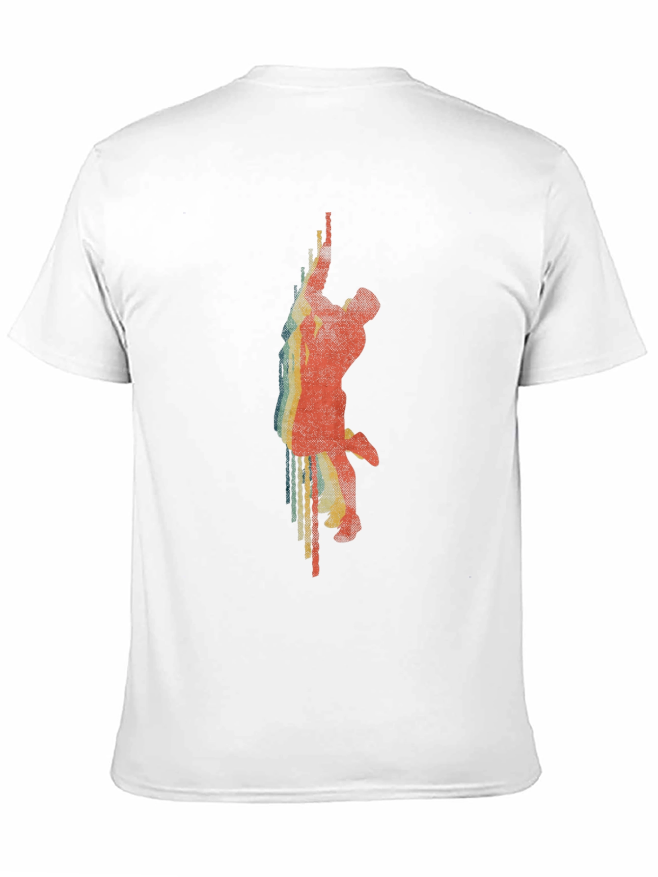 Retro Climber Graphic Tee - Classic Black T-Shirt