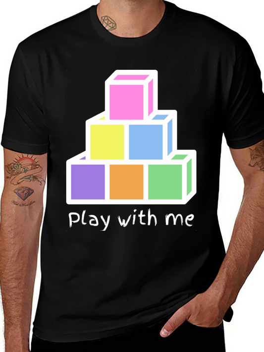 Colorful Building Blocks T-Shirt - Play with Me!