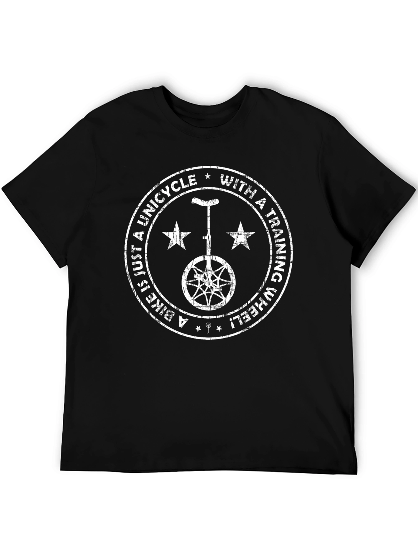 Unicycle Training Wheel Graphic Tee
