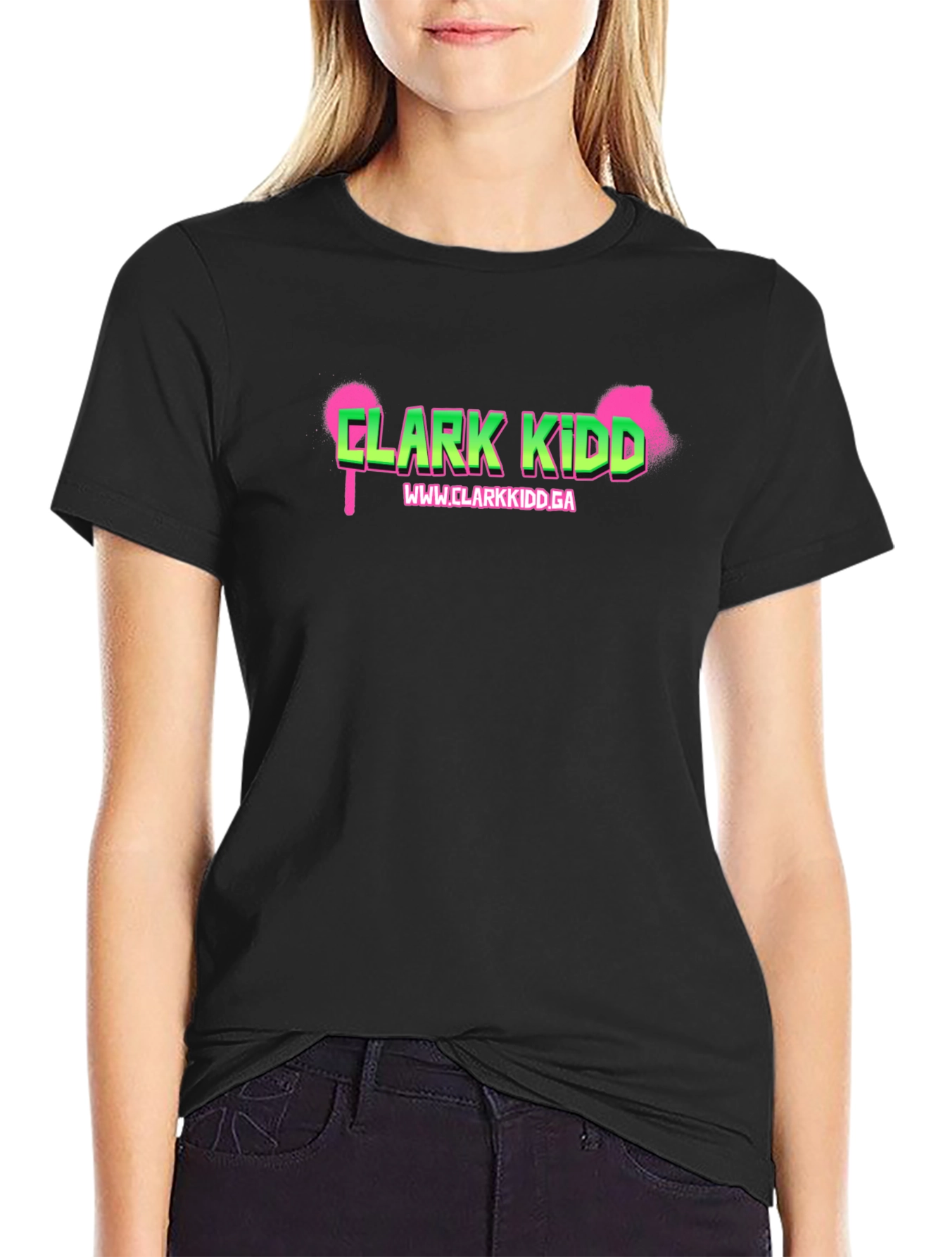 Clark Kidd Black Graphic T-Shirt