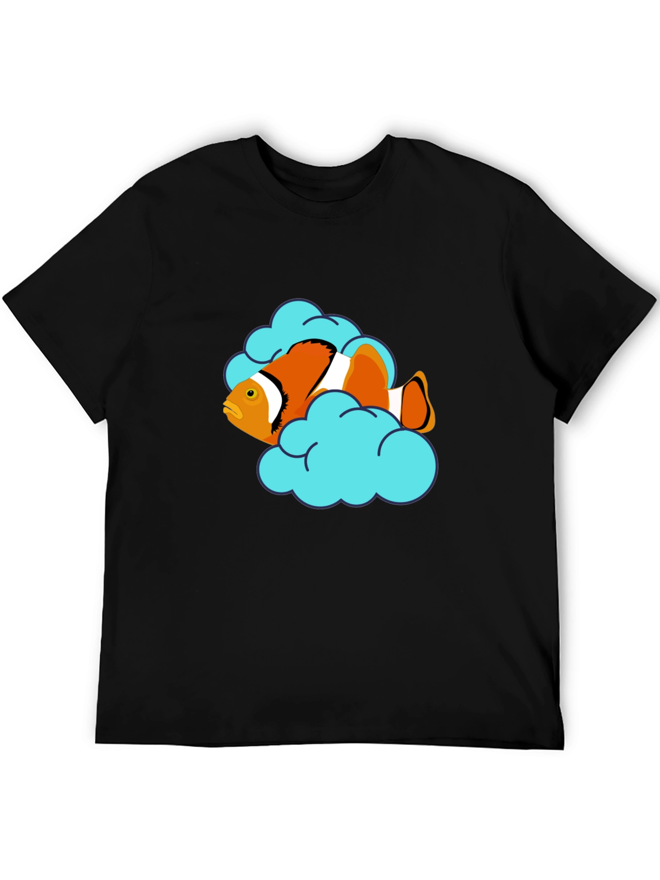 Clownfish Cloud T-Shirt - Unique Graphic Tee