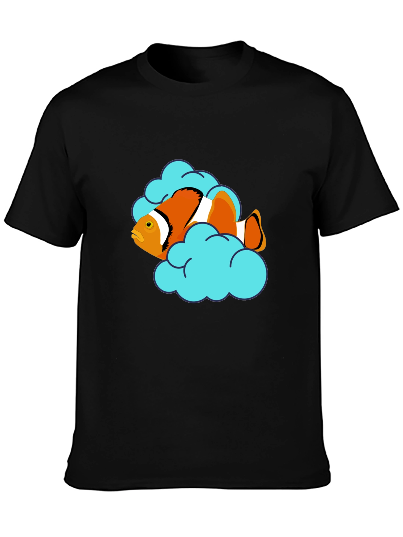 Clownfish Cloud T-Shirt - Unique Graphic Tee