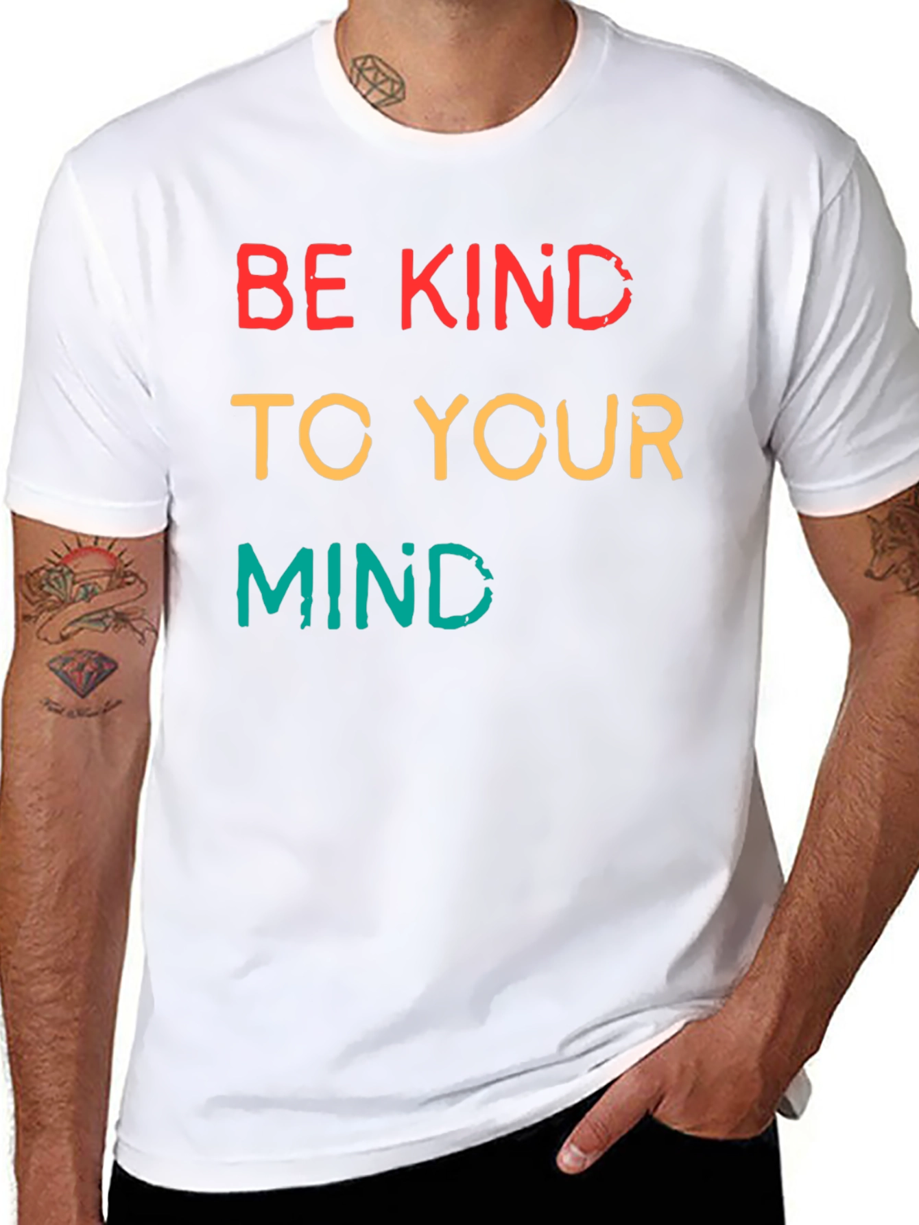 Be Kind to Your Mind Graphic Tee - Black