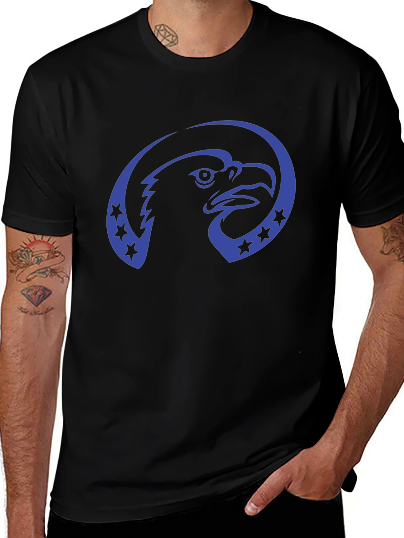 Bold Eagle Graphic Tee - Patriot Style