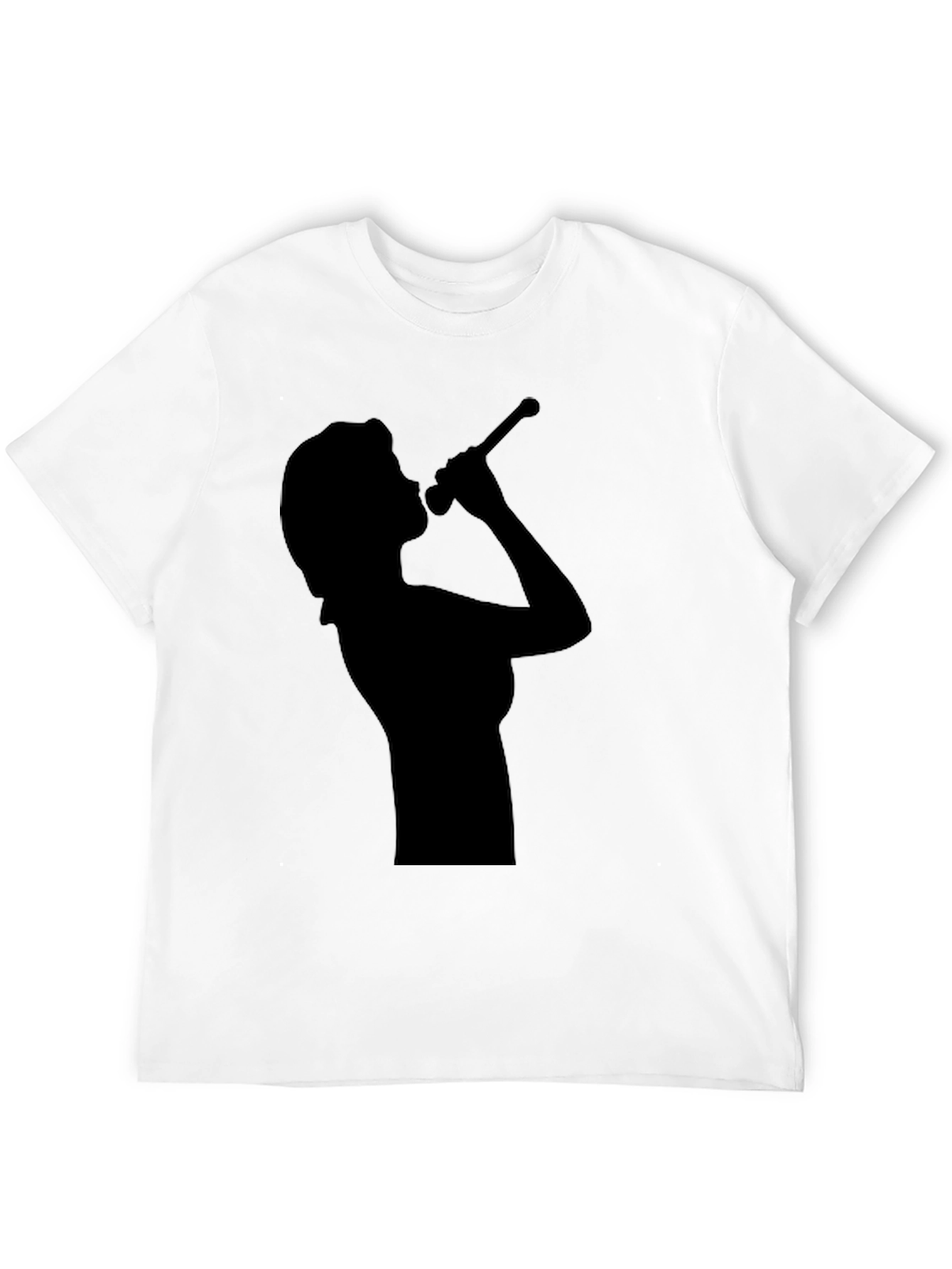 Silhouette Singer Black T-Shirt