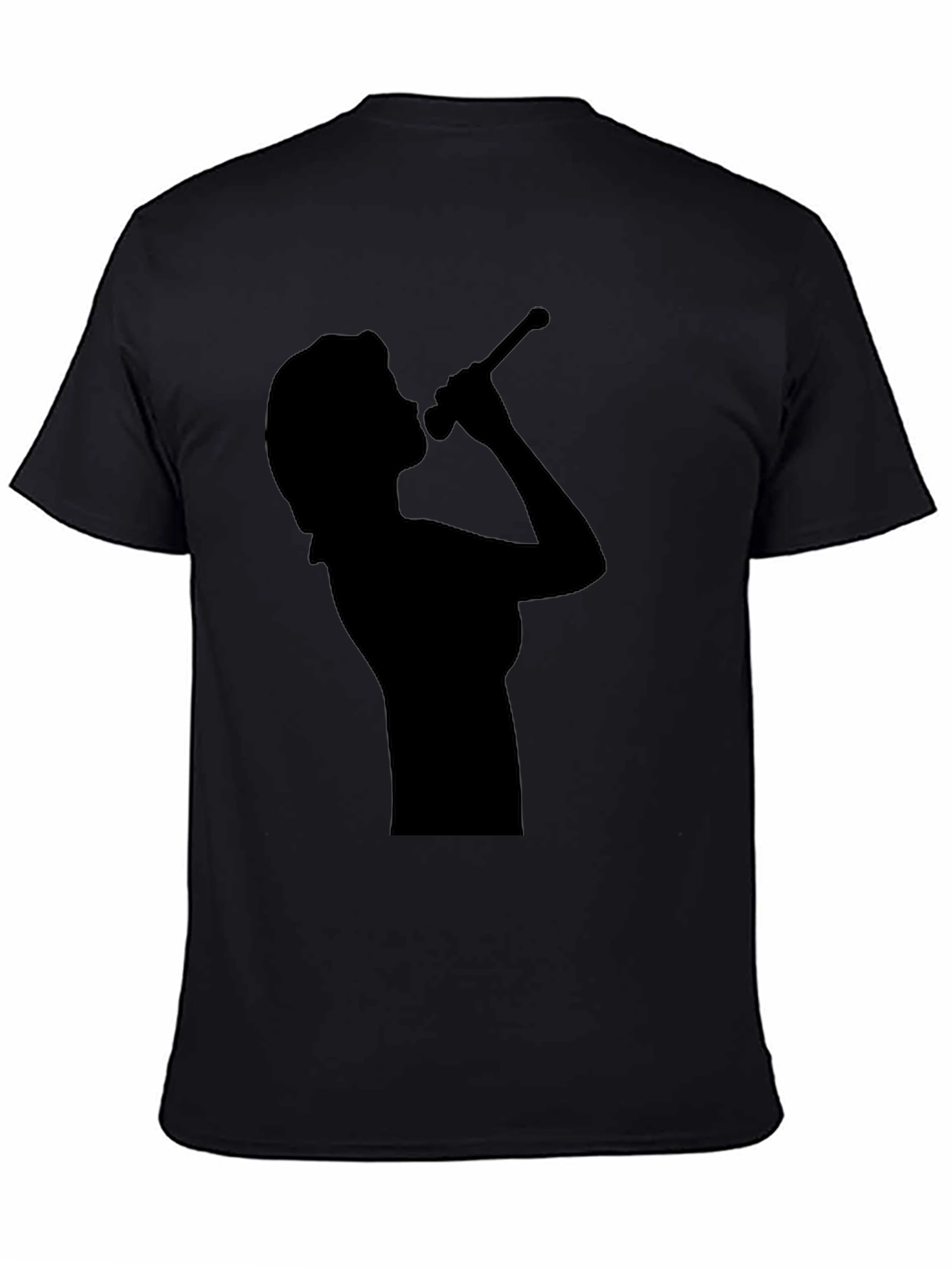 Silhouette Singer Black T-Shirt