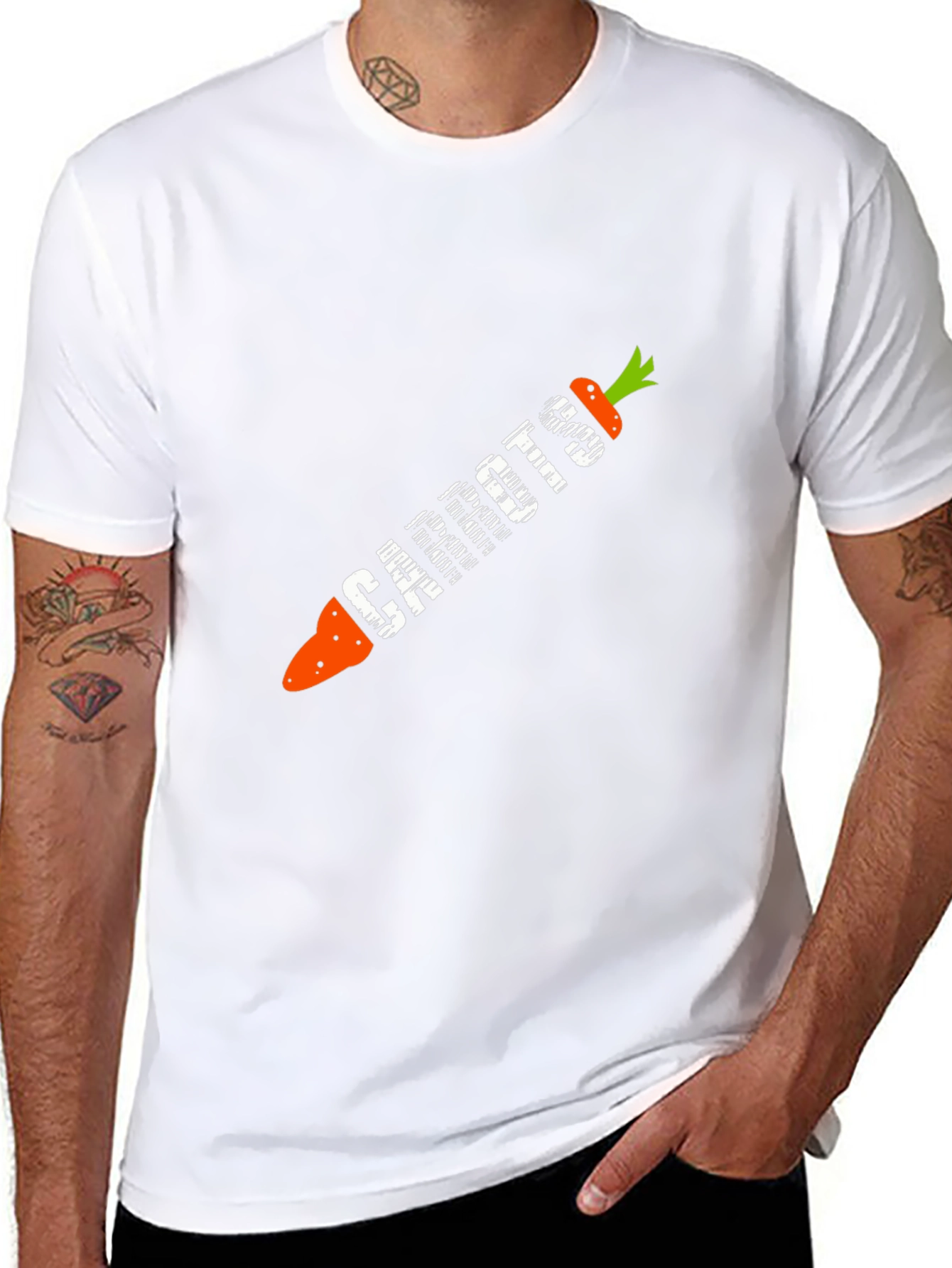 Carrots T-Shirt - Funny Vegetable Graphic Tee