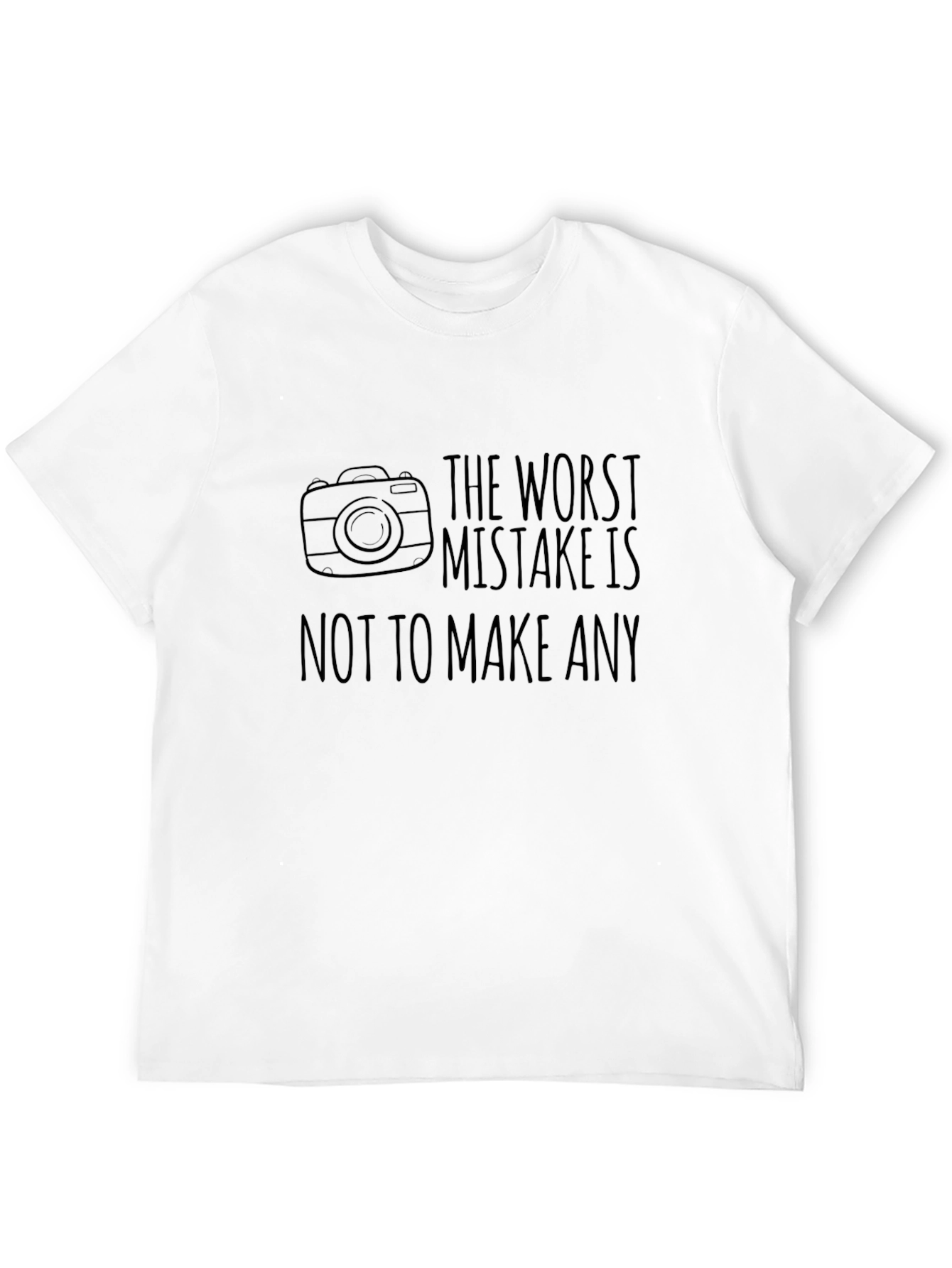 Worst Mistake Camera Graphic T-Shirt