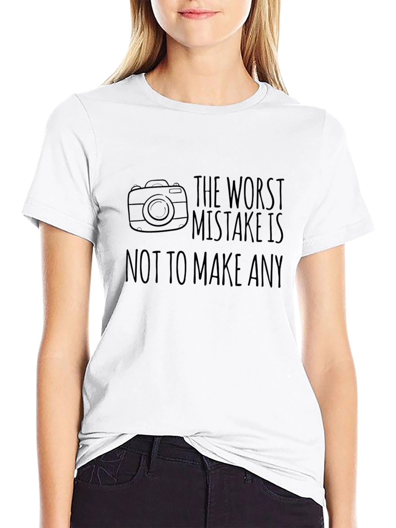 Worst Mistake Camera Graphic T-Shirt