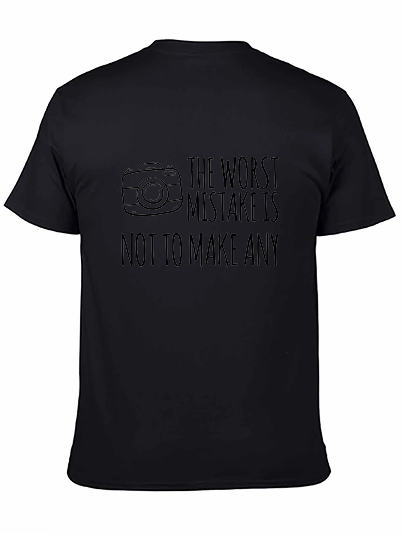 Worst Mistake Camera Graphic T-Shirt