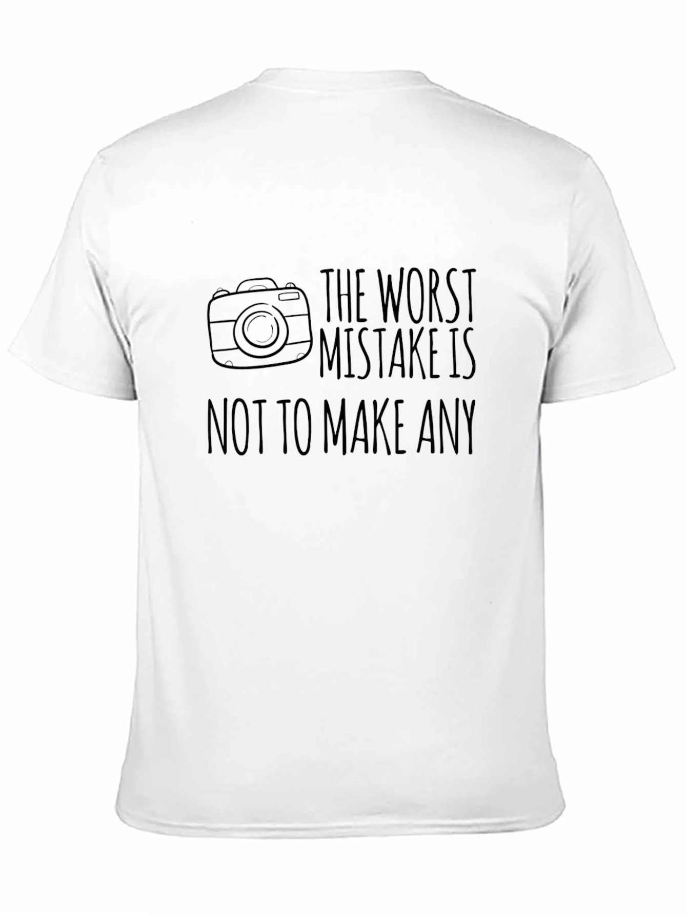 Worst Mistake Camera Graphic T-Shirt