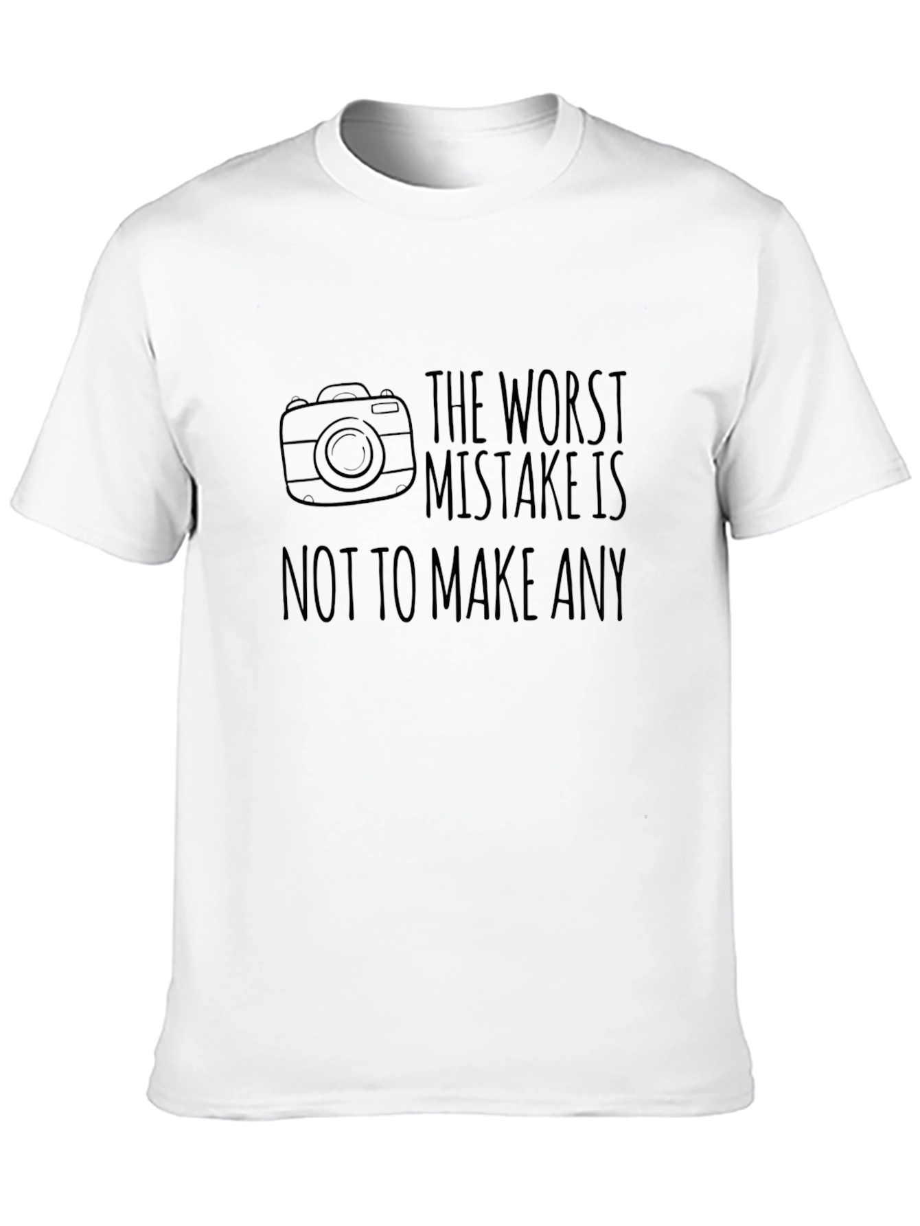Worst Mistake Camera Graphic T-Shirt