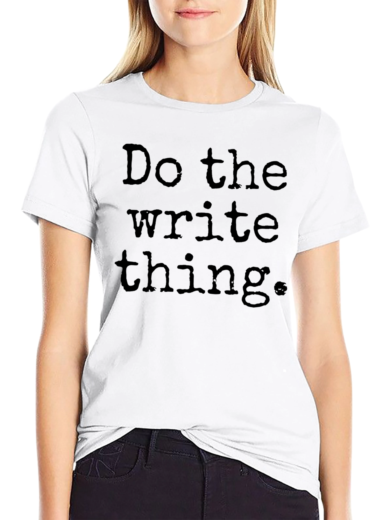 Do the Write Thing T-Shirt - Black