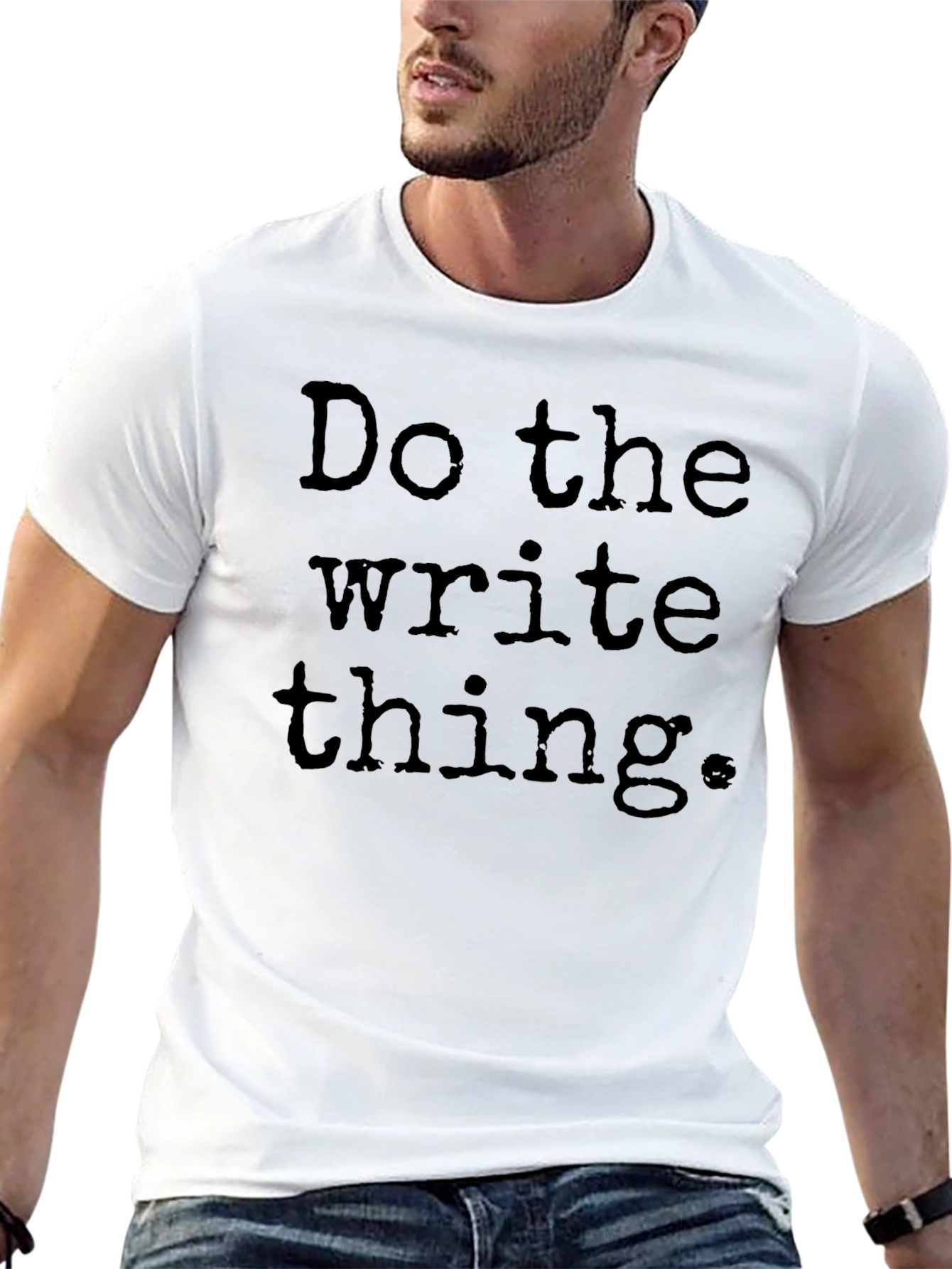 Do the Write Thing T-Shirt - Black