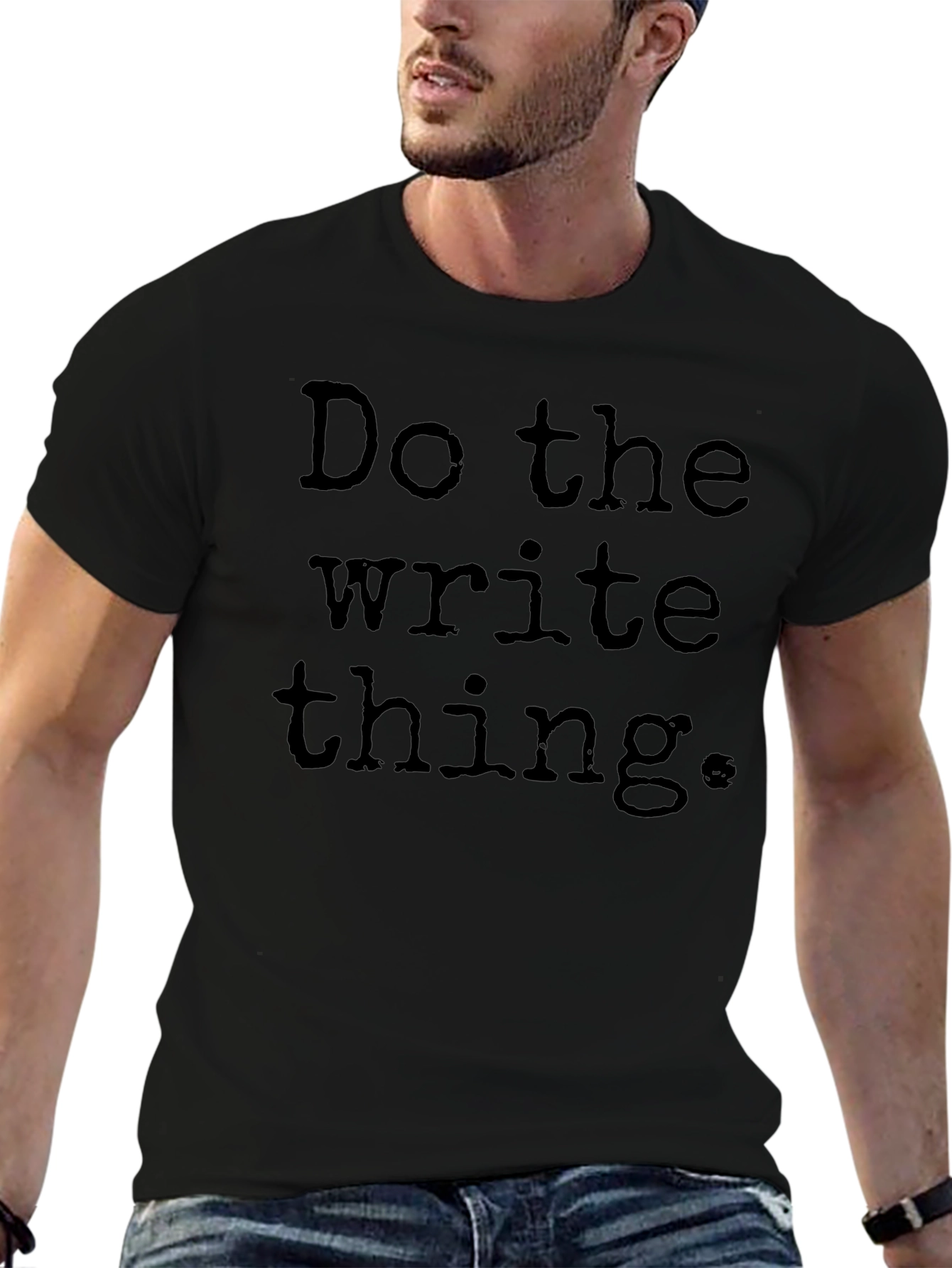 Do the Write Thing T-Shirt - Black
