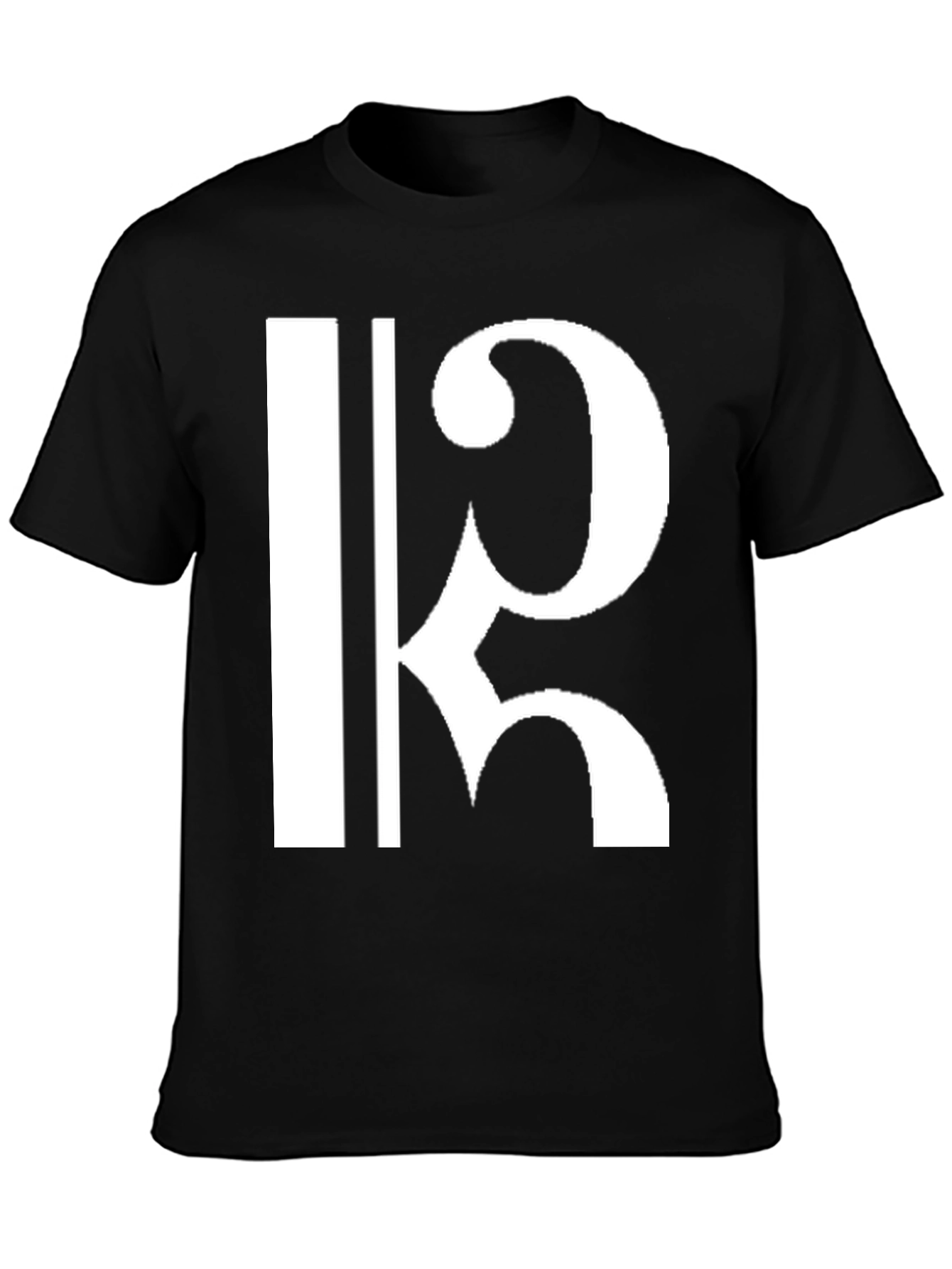 Bass Clef T-Shirt - Music Lover Graphic Tee