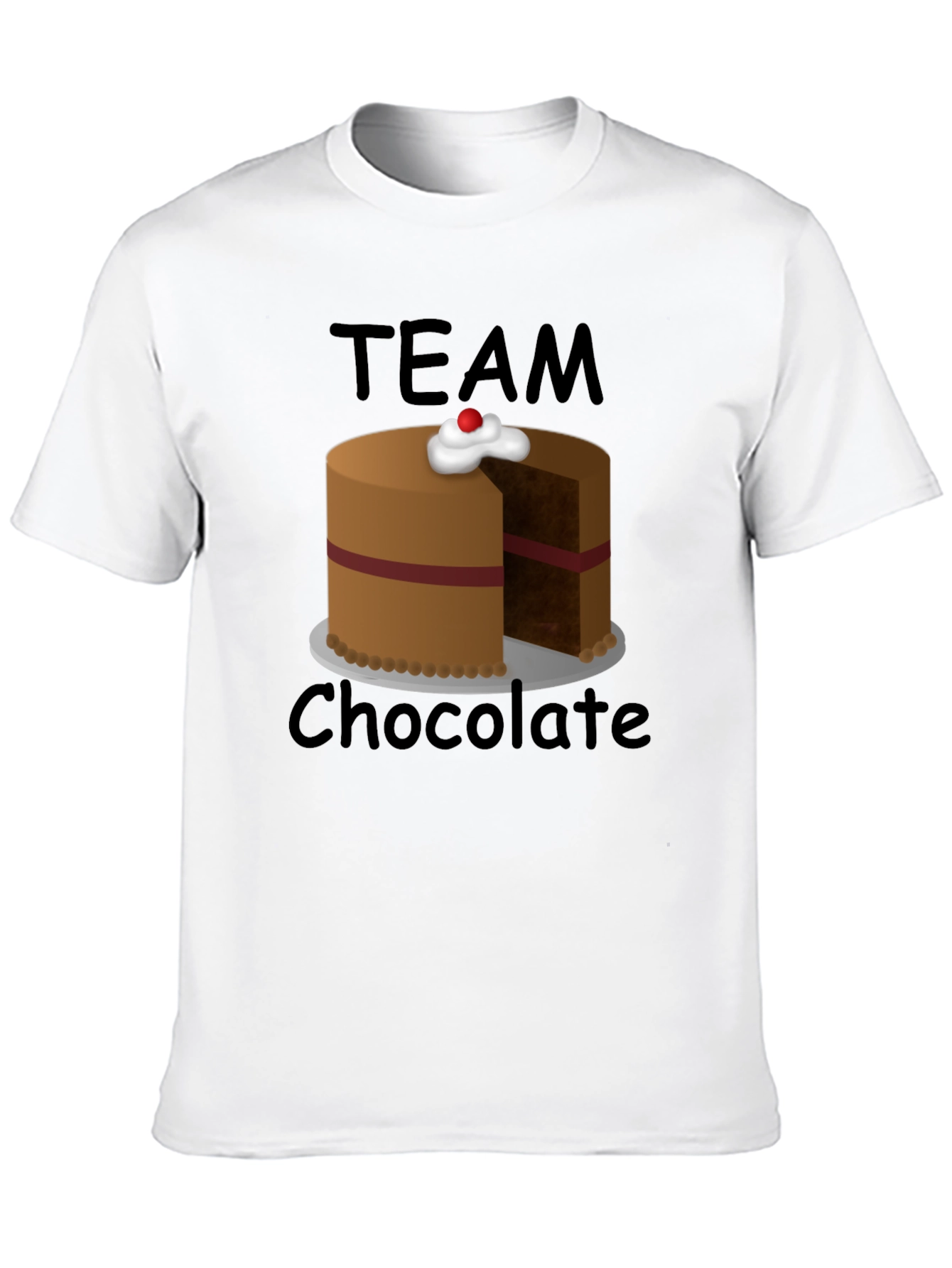 Team Chocolate T-Shirt Funny Dessert Tee
