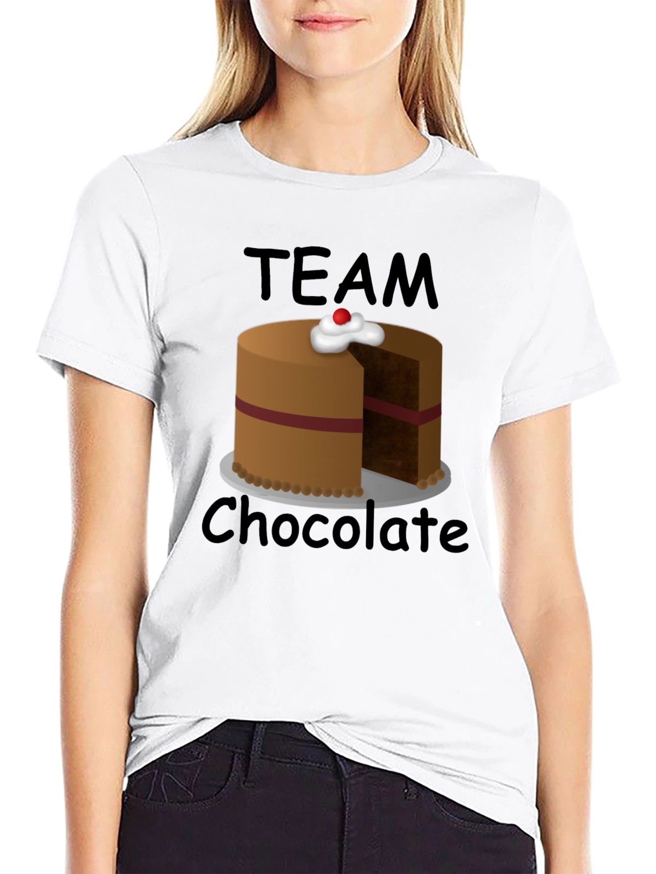 Team Chocolate T-Shirt Funny Dessert Tee