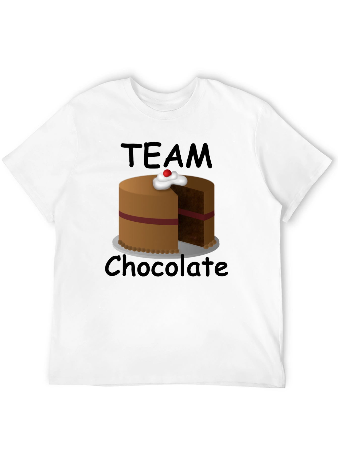 Team Chocolate T-Shirt Funny Dessert Tee