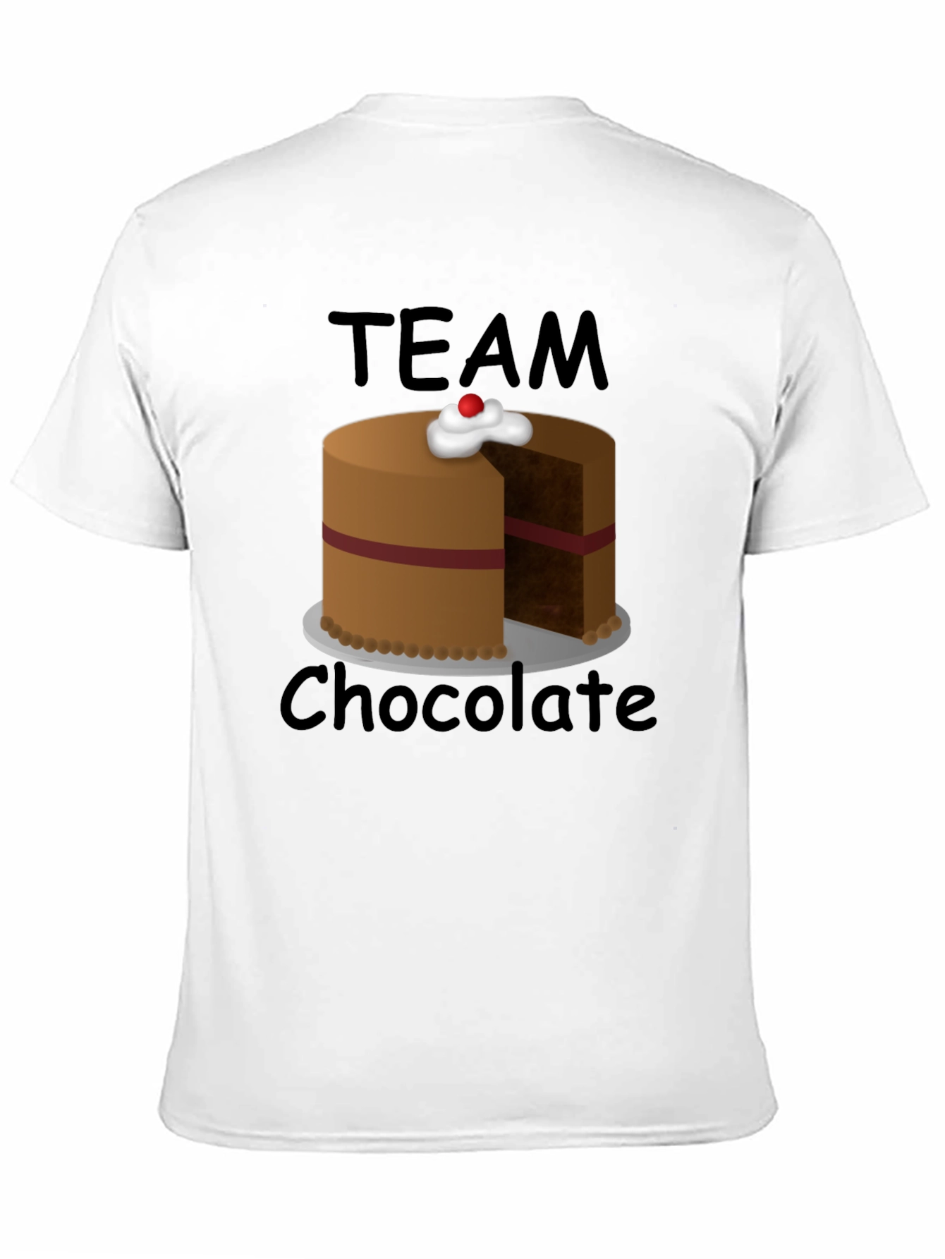 Team Chocolate T-Shirt Funny Dessert Tee